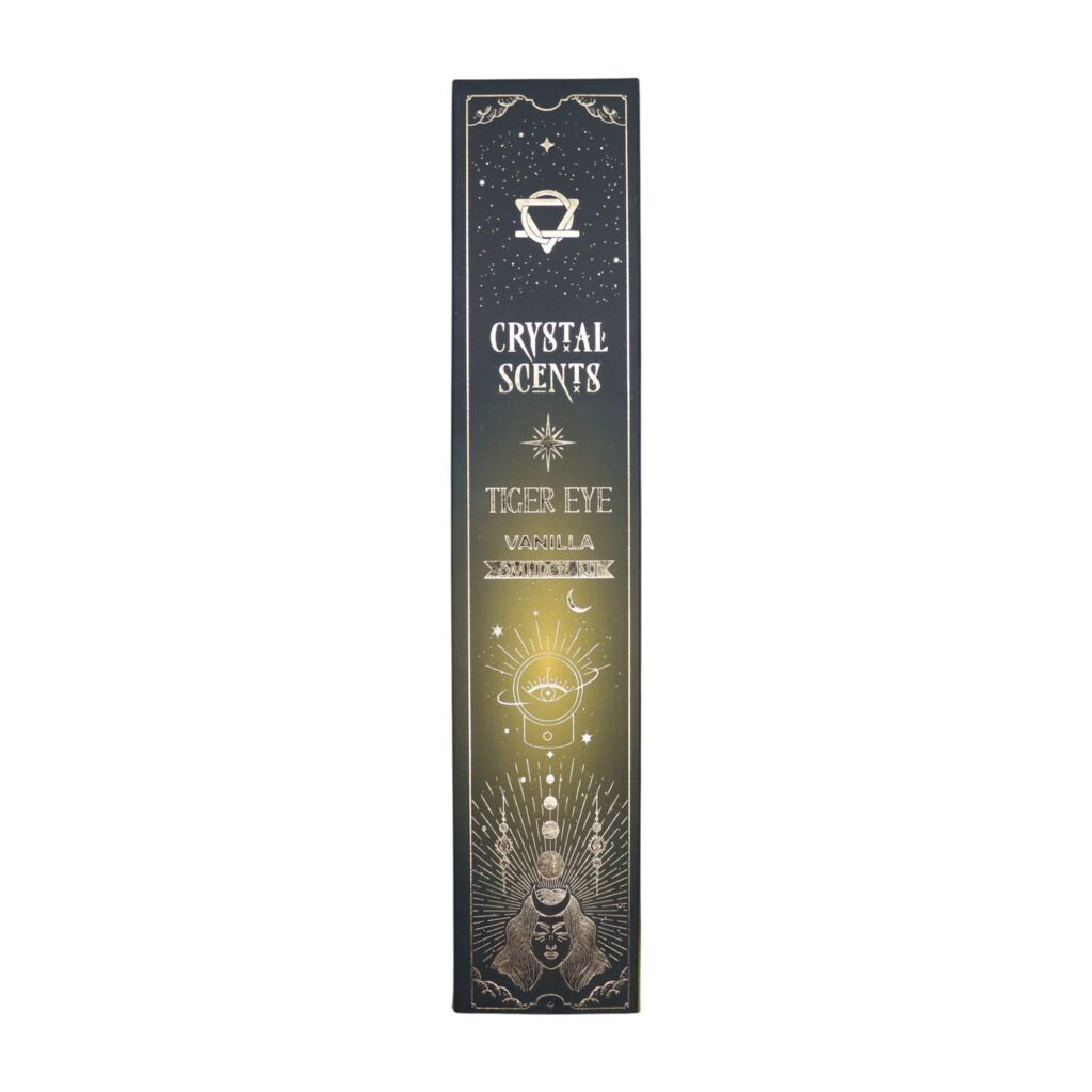 Ojo de Tigre Fragancias de Cristal Incienso de Purificación – Vainilla