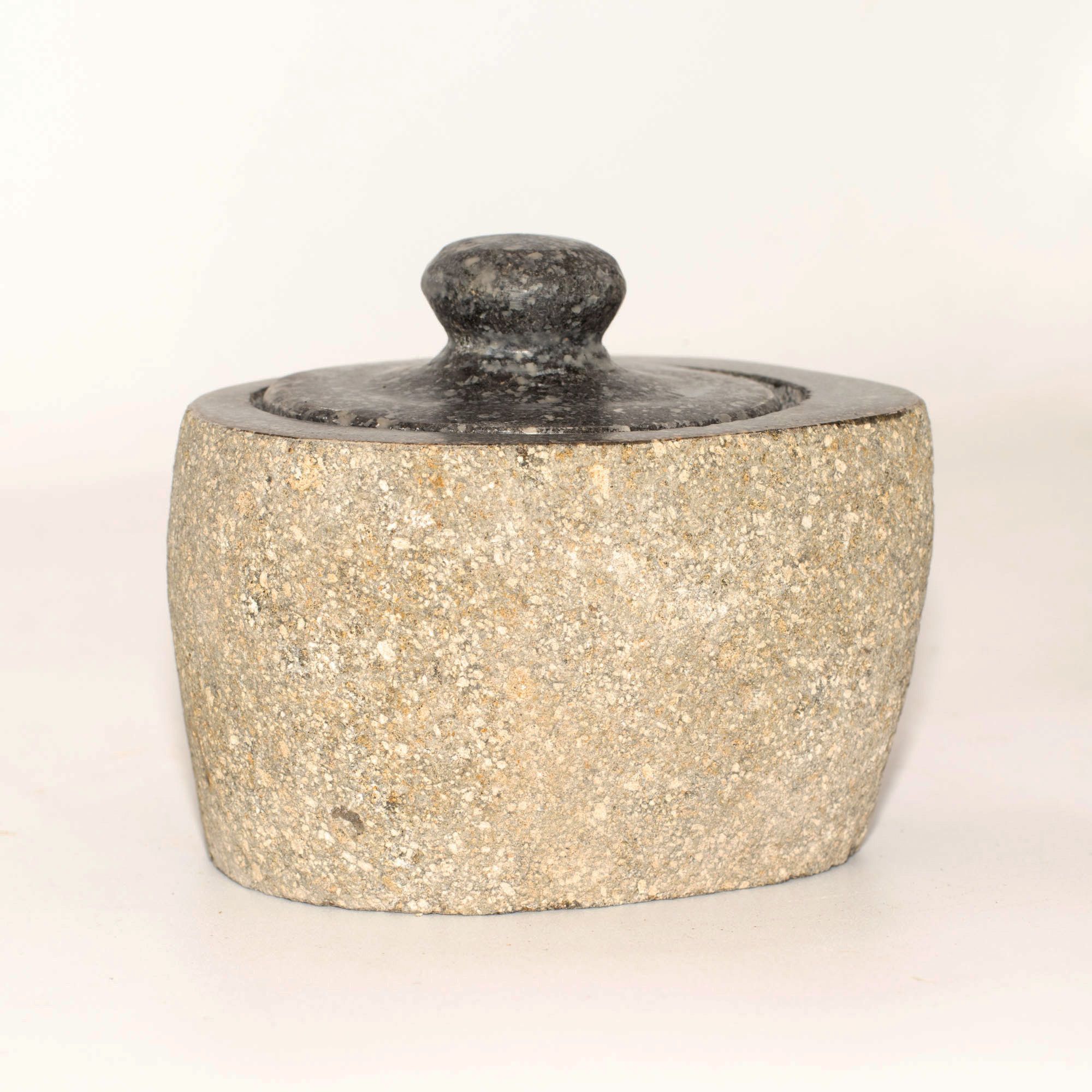 Maceta de piedra de río natural para enraizamiento - Pequeña (aprox 9x7cm) - Imagen 4