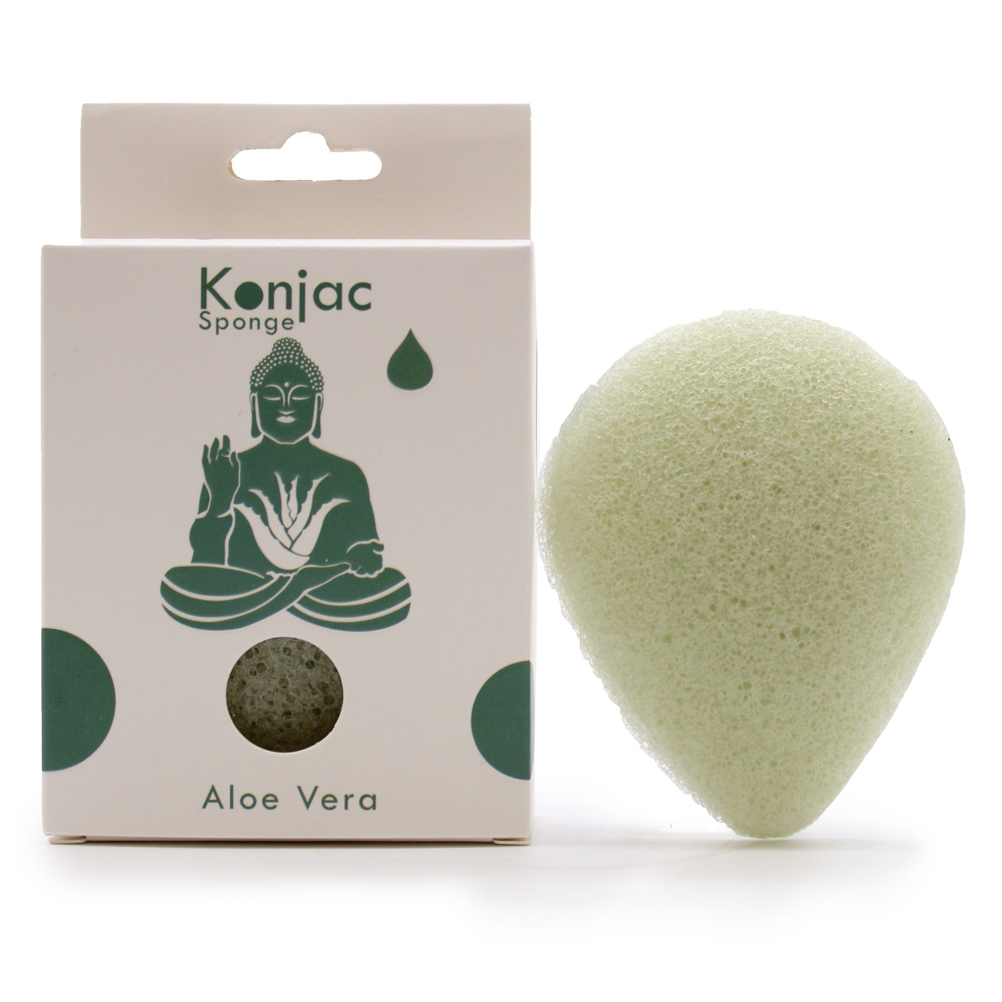 Esponja facial Konjac con aloe vera - Imagen 5