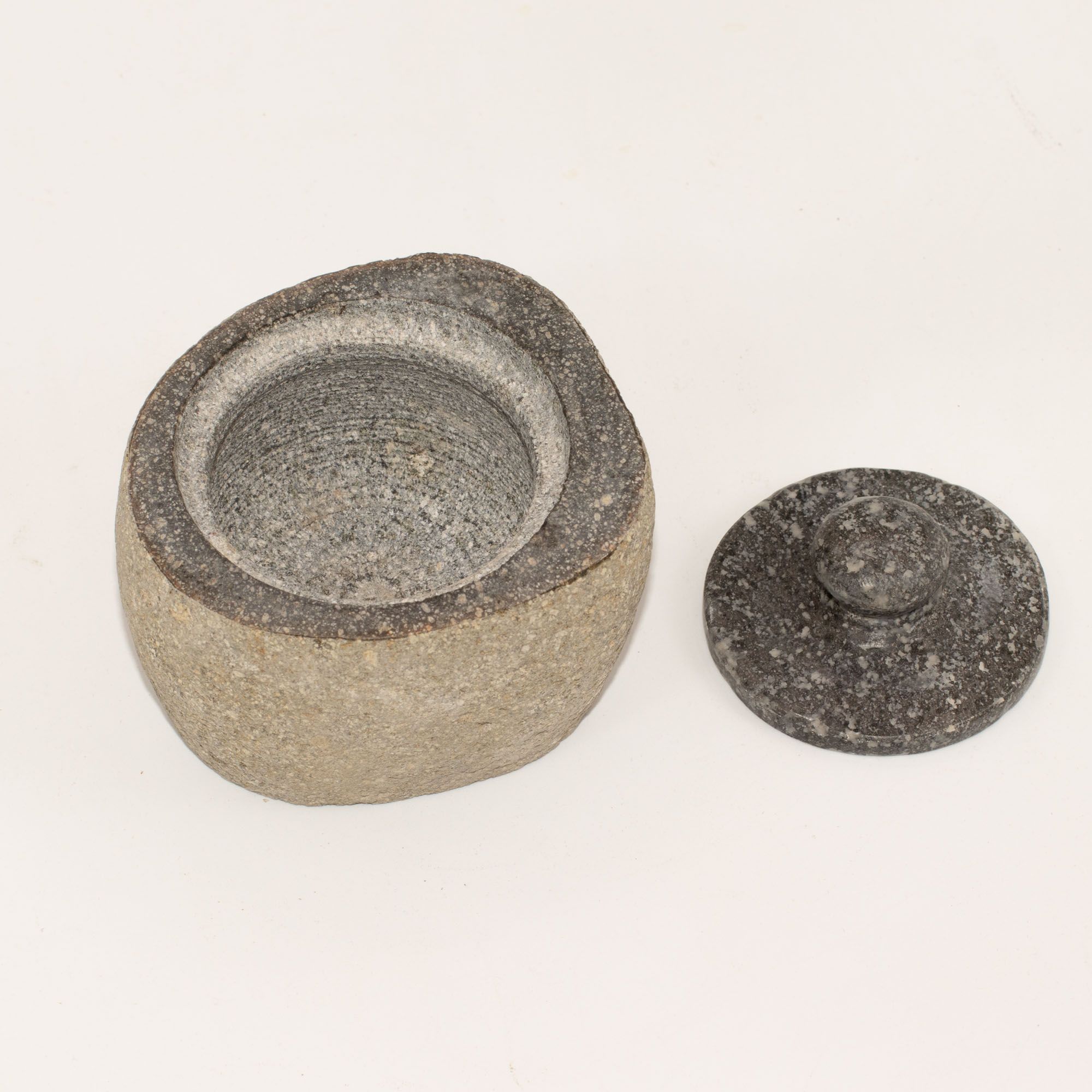 Maceta de piedra de río natural para enraizamiento - Pequeña (aprox 9x7cm) - Imagen 5