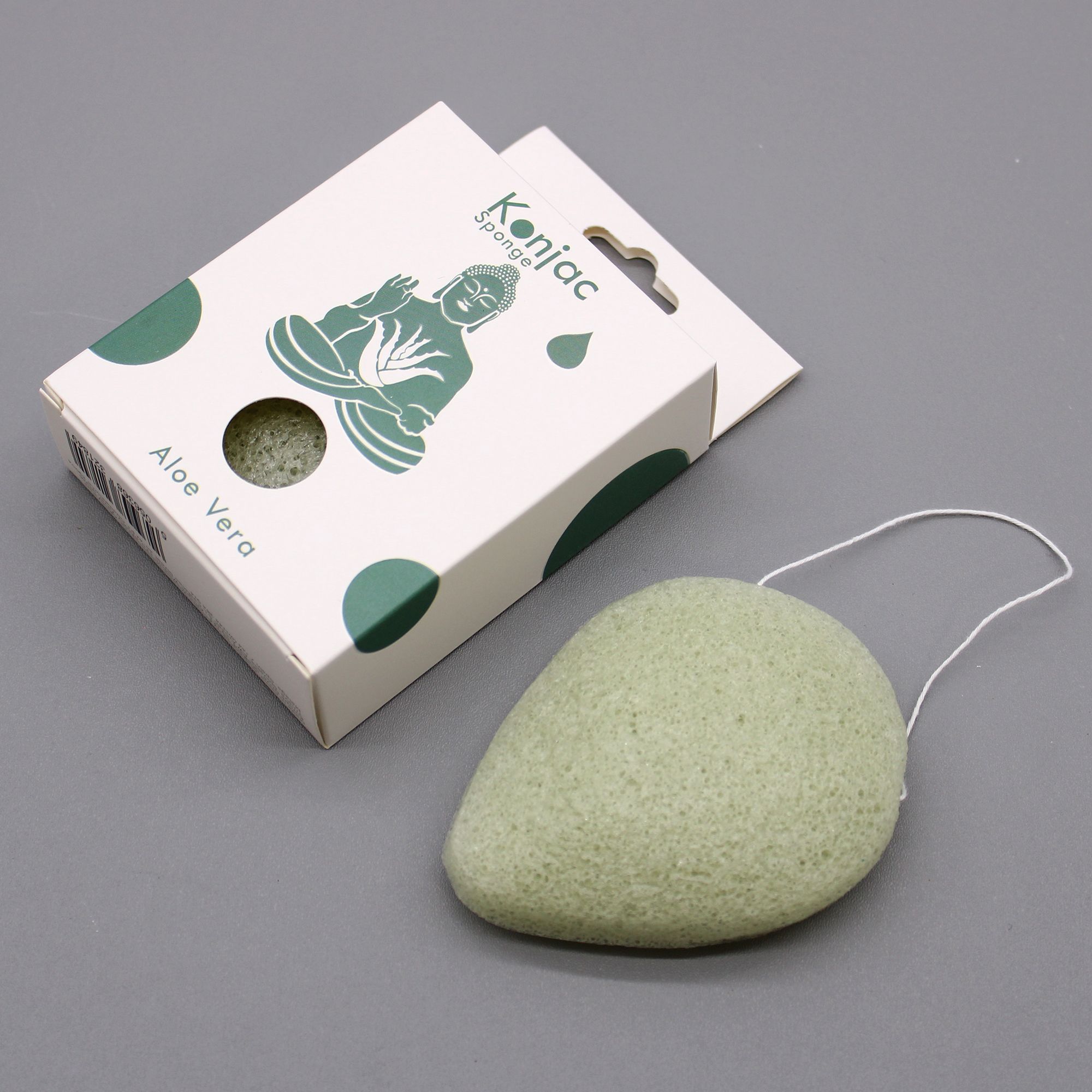 Esponja facial Konjac con aloe vera - Imagen 4