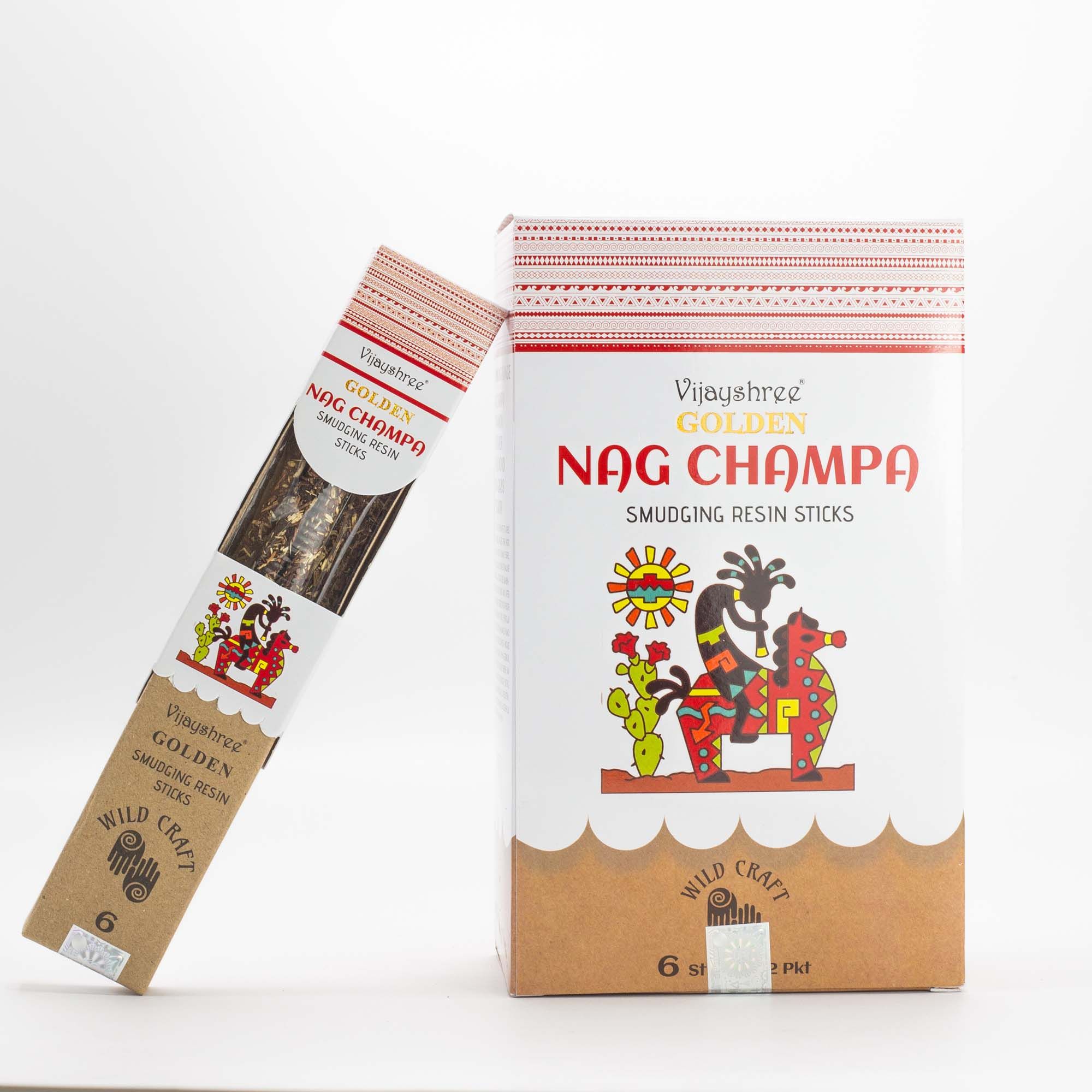 Palitos de resina de Nag Champa dorados para purificación - 30g - Imagen 6