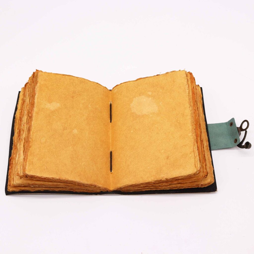 Cuaderno de Cuero  – Fases de la Luna – 12,5×17,5cm