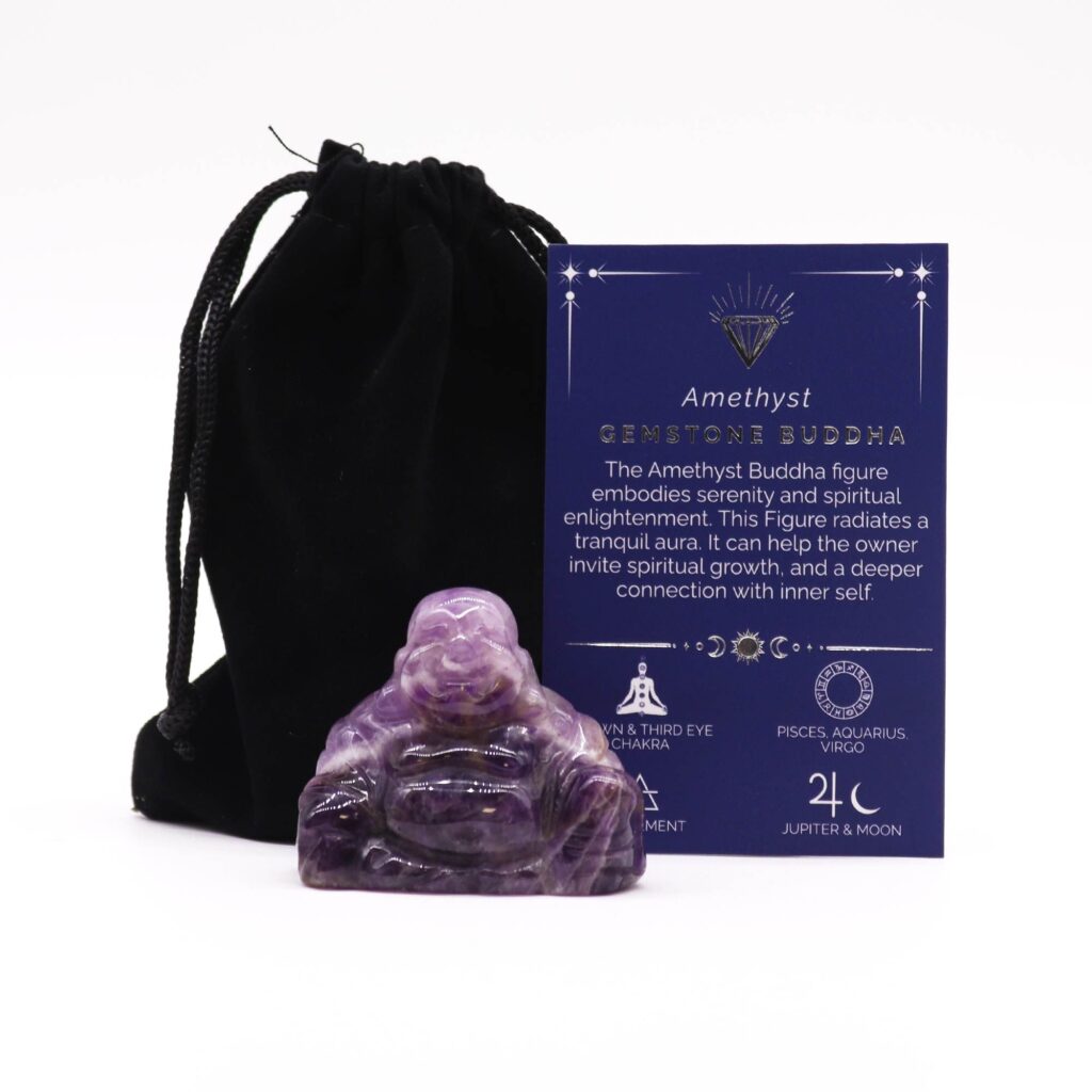 Gema Buda Grande – Amatista 50x40x20mm