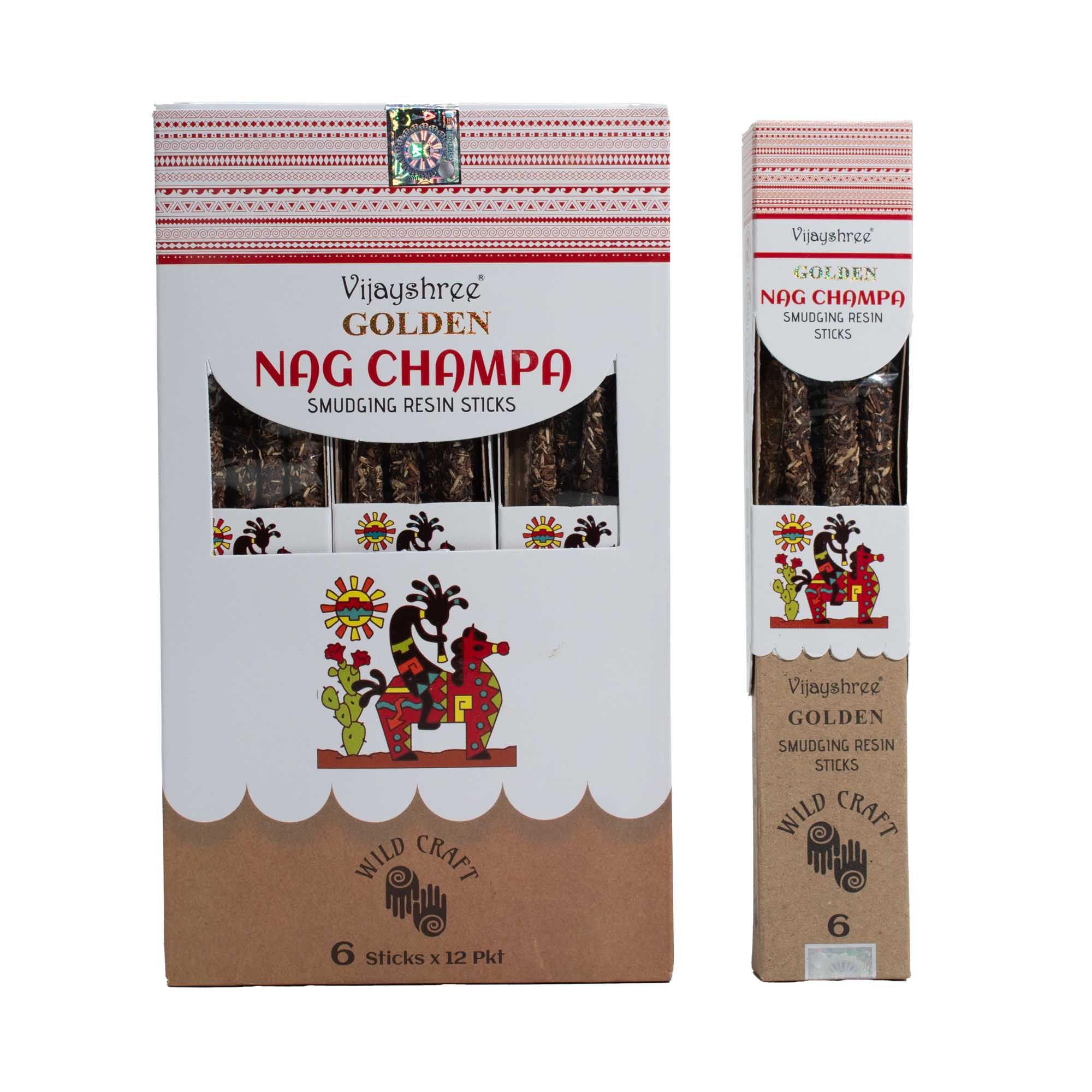 Palitos de resina de Nag Champa dorados para purificación - 30g - Imagen 9