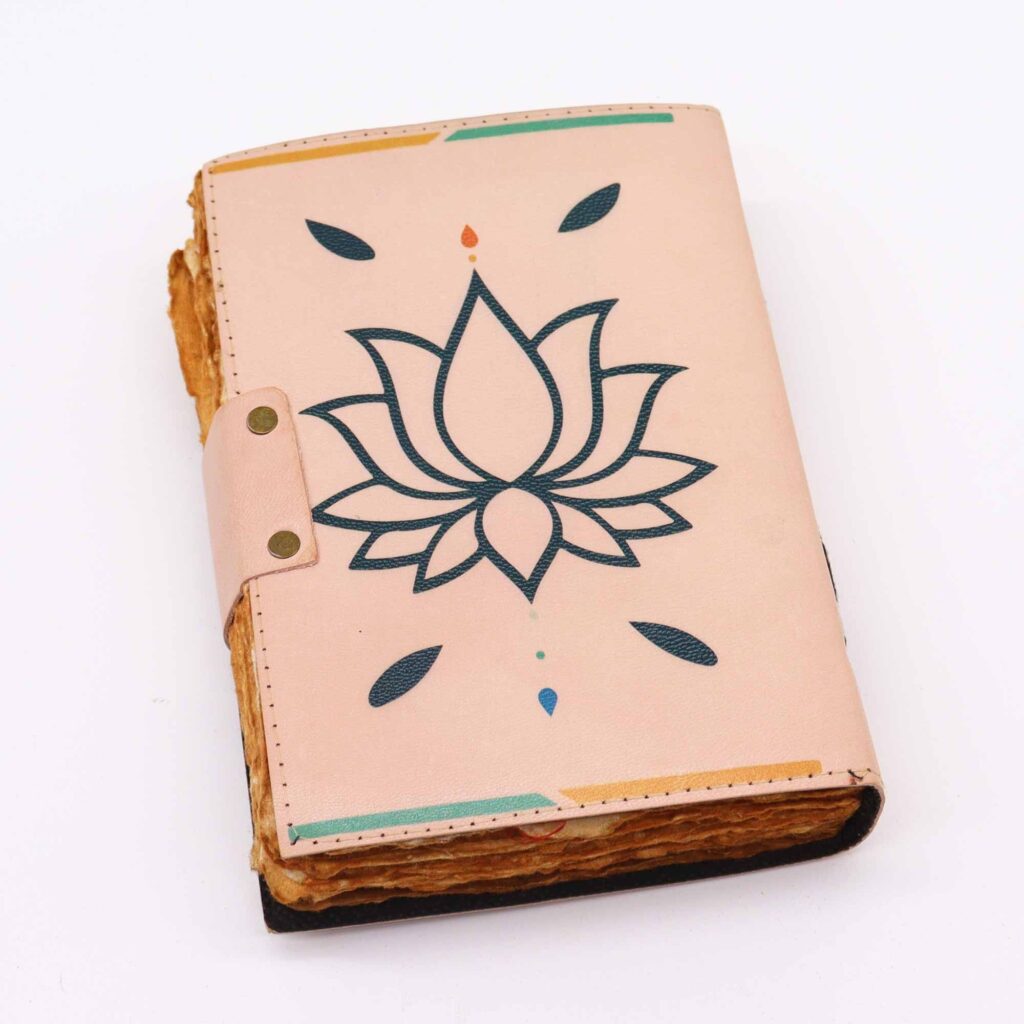 Cuaderno de Cuero – 7  Chakras – 12,5×17,5cm