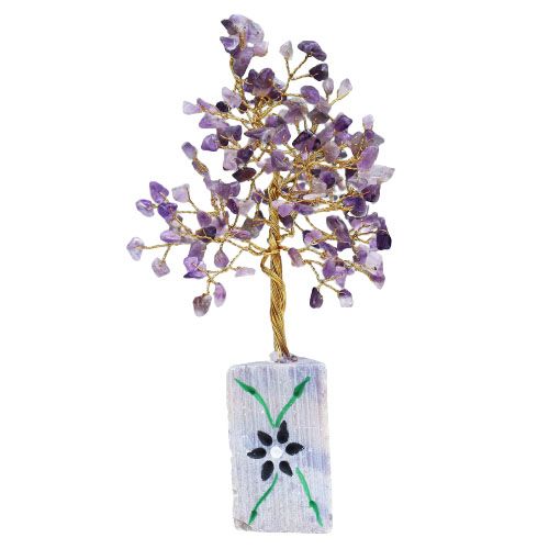 Árbol de gemas indio - Amatista (aprox. 160 piedras)