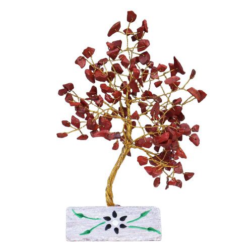 Árbol de gemas indio - Jaspe rojo (aprox. 160 piedras)
