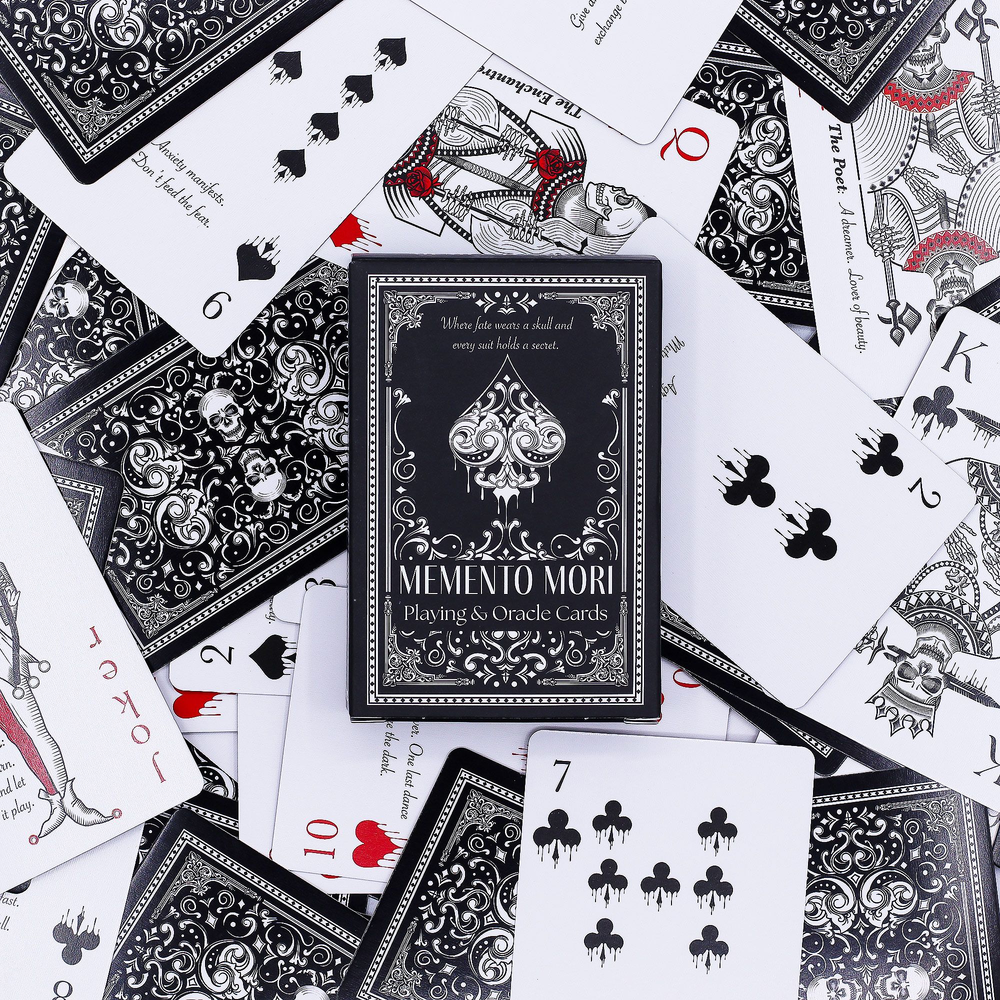 Memento Mori Cartas de juego y de oráculo góticas - Imagen 12
