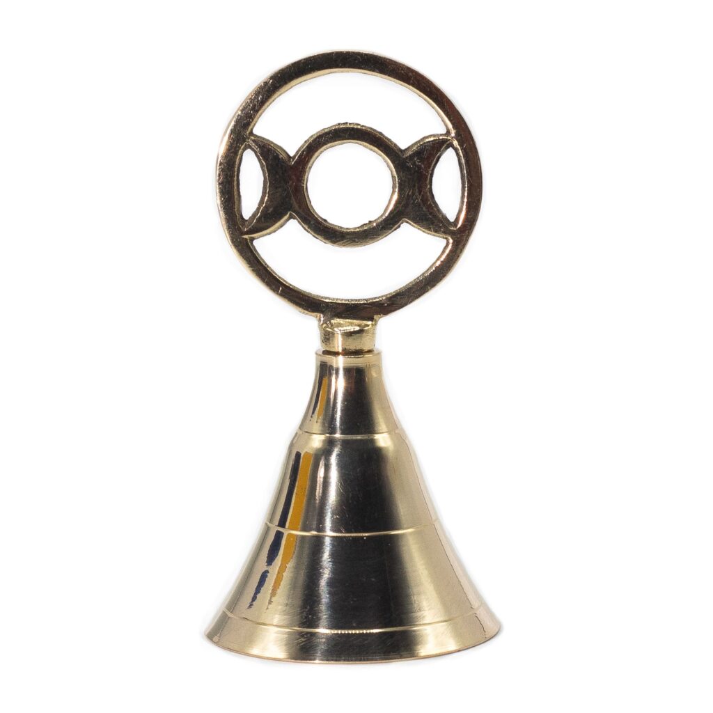 Campana de latón para altar – Tres lunas