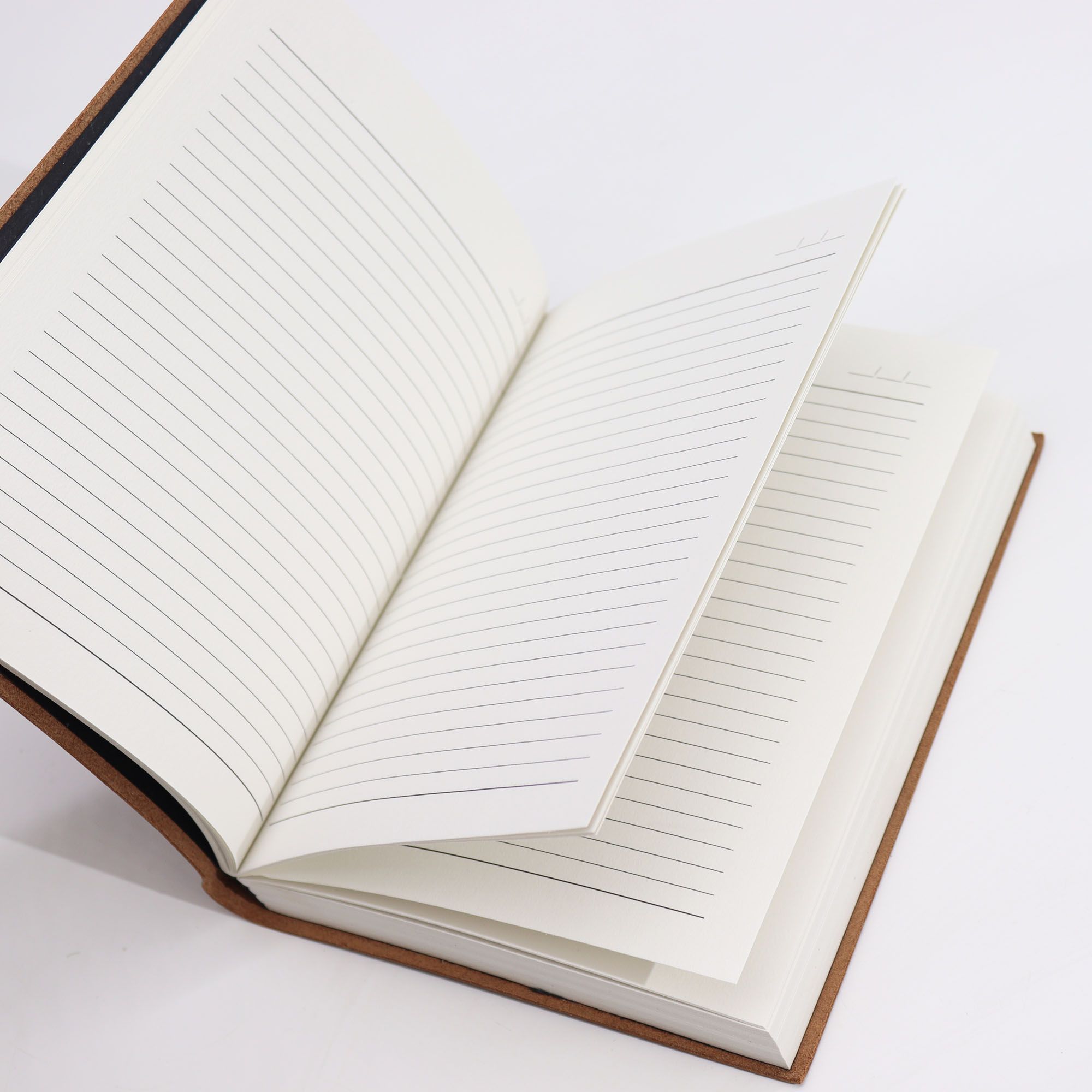 Cuaderno de Notas Marrón Oscuro - Rayadas - Imagen 2