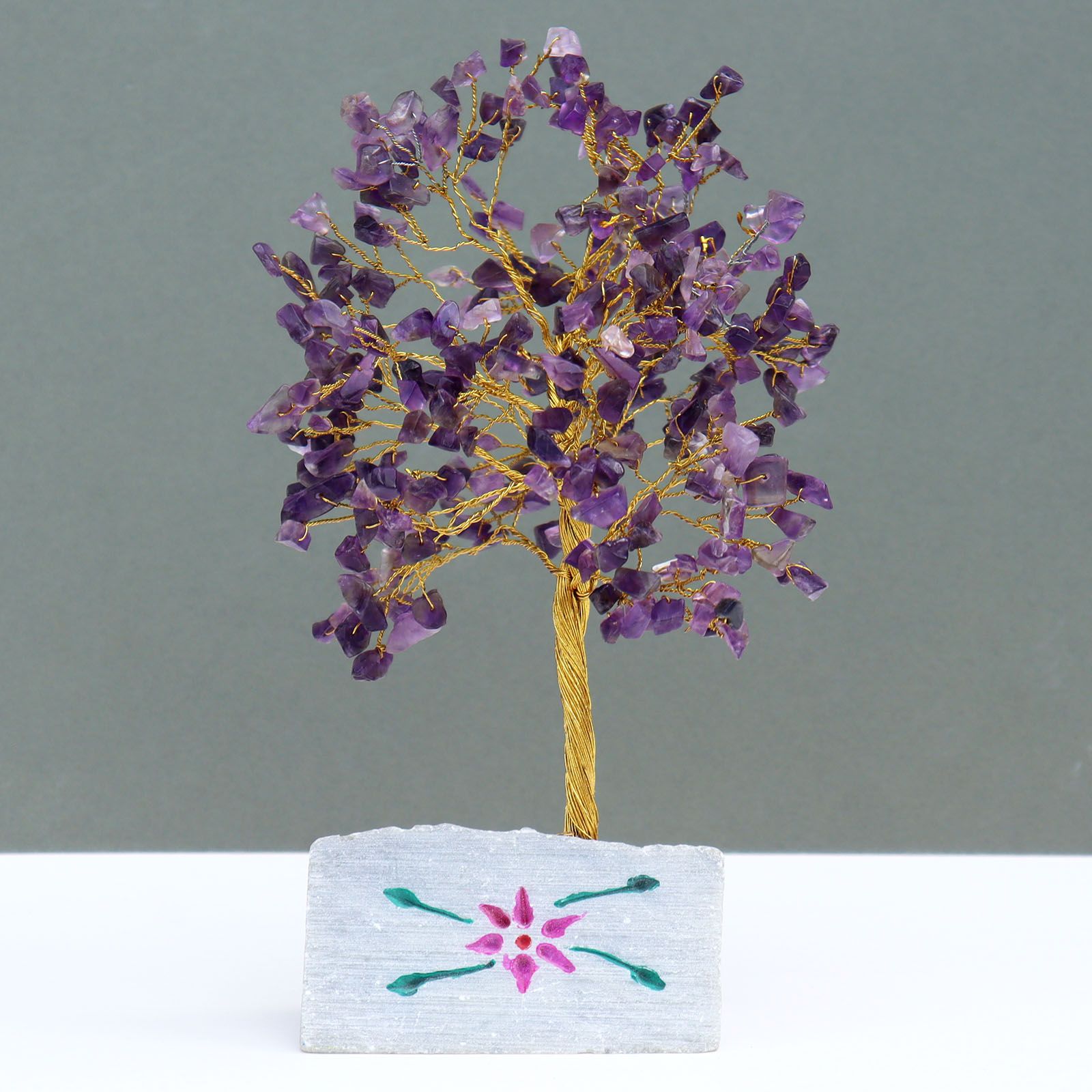 Árbol de gemas indio - Amatista (aprox. 320 piedras) - Imagen 2