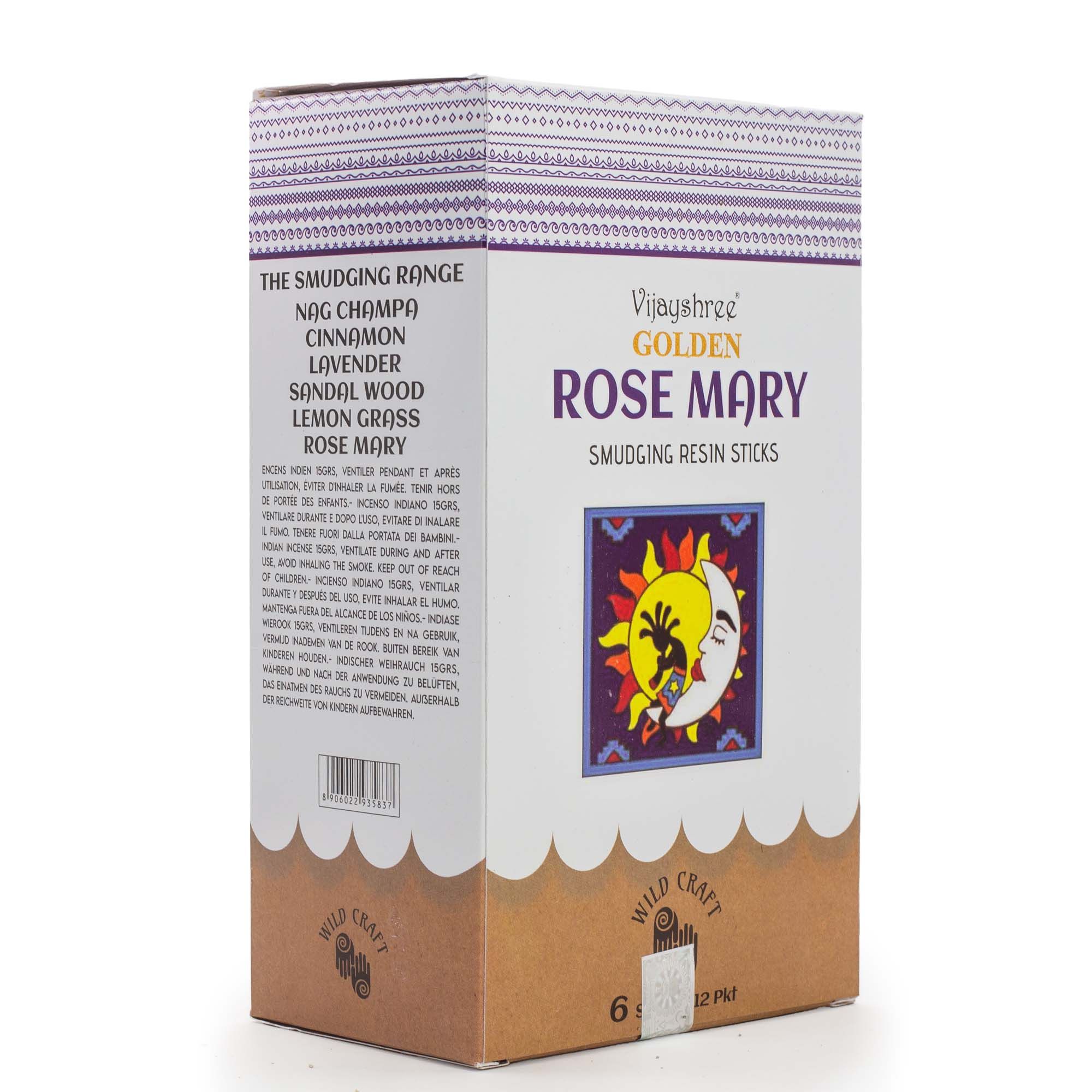 Palitos de resina para purificación Golden Rose Mary - 30 g - Imagen 5