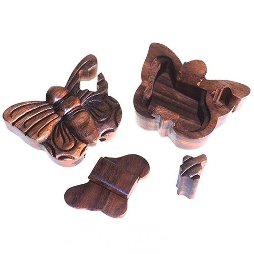 Caja mágica de Bali - Mariposa - Imagen 2