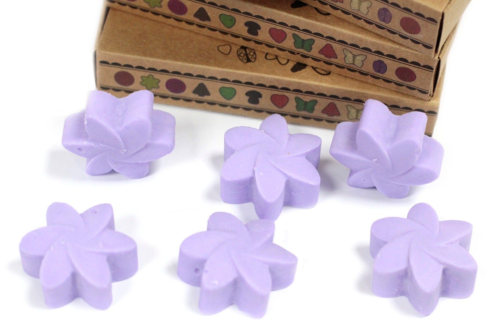 Caja de 6 ceras de Soja -Campos de lavanda - Imagen 5