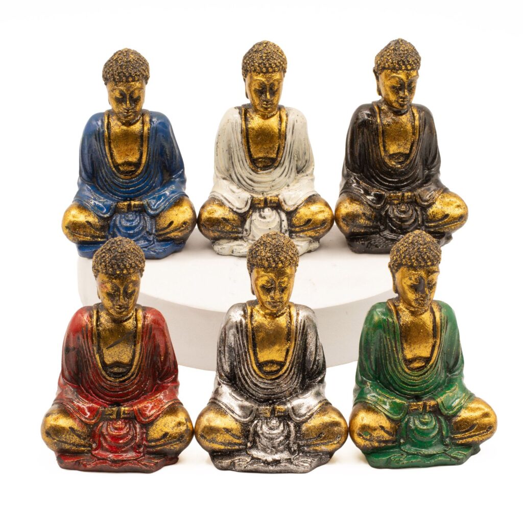 Mini Buda Dorado (Colores Surtidos)