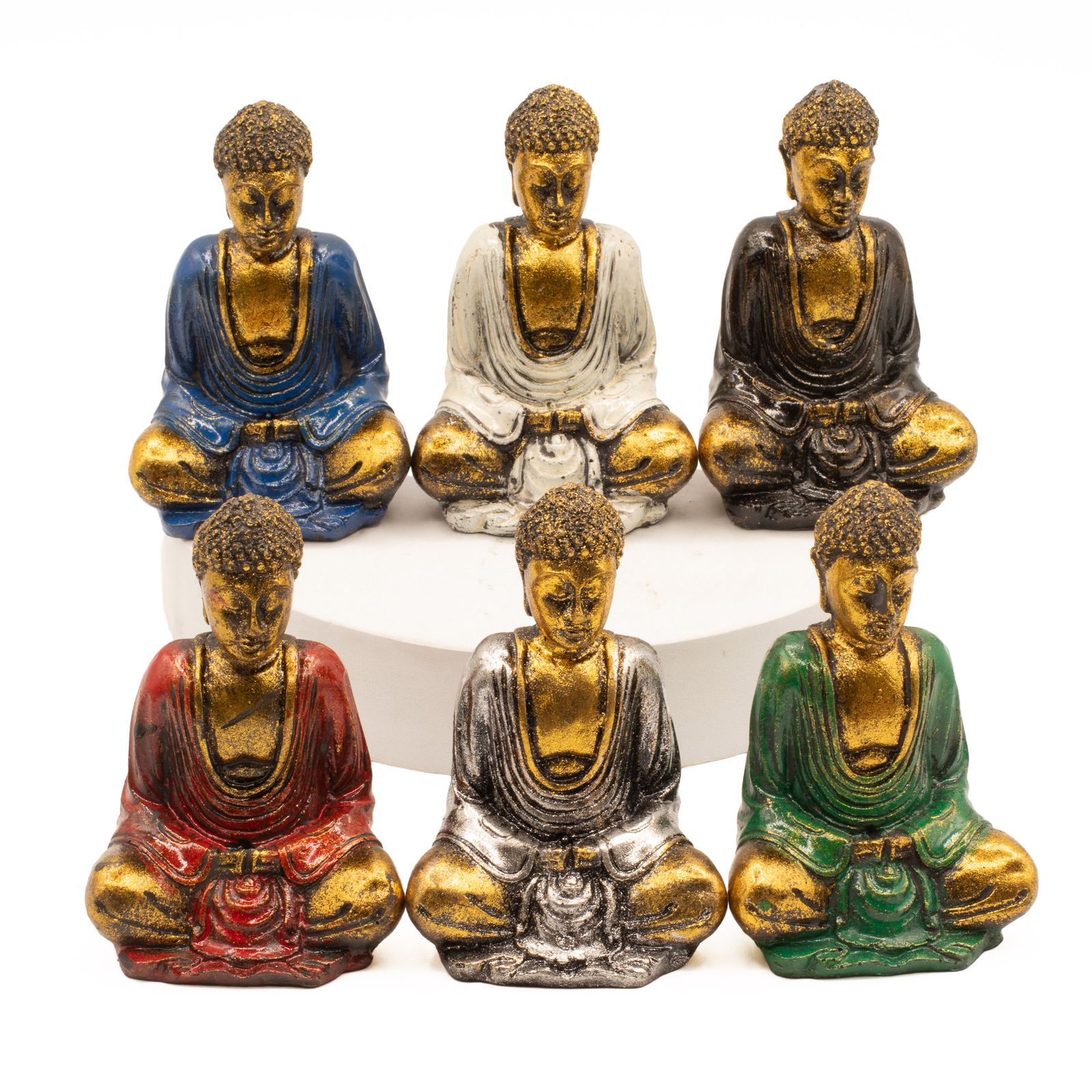 Mini Buda Dorado (Colores Surtidos)