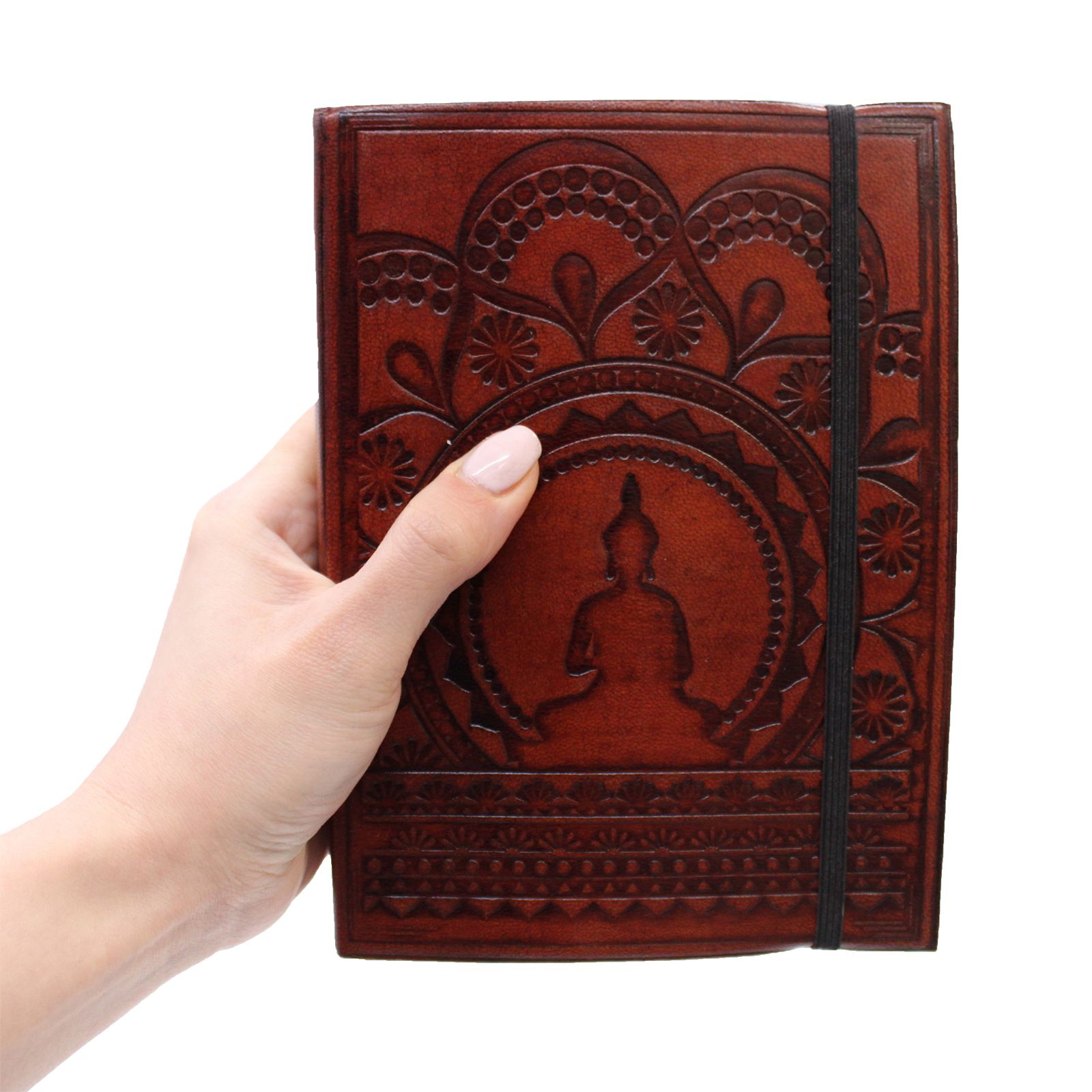 Cuaderno pequeño con elástico - Mandala tibetano - Imagen 6