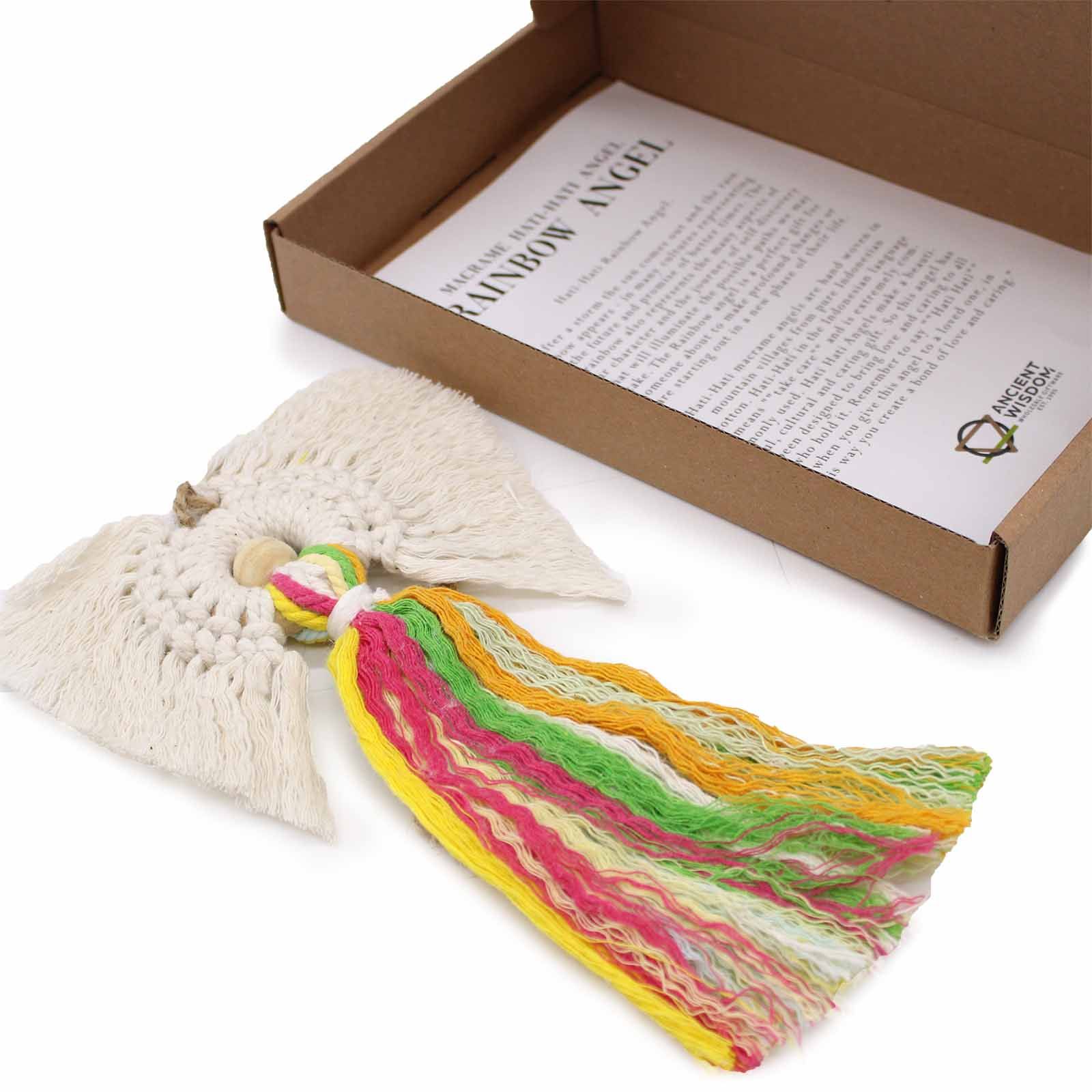 Macrame Angel - Arcoiris - Imagen 4