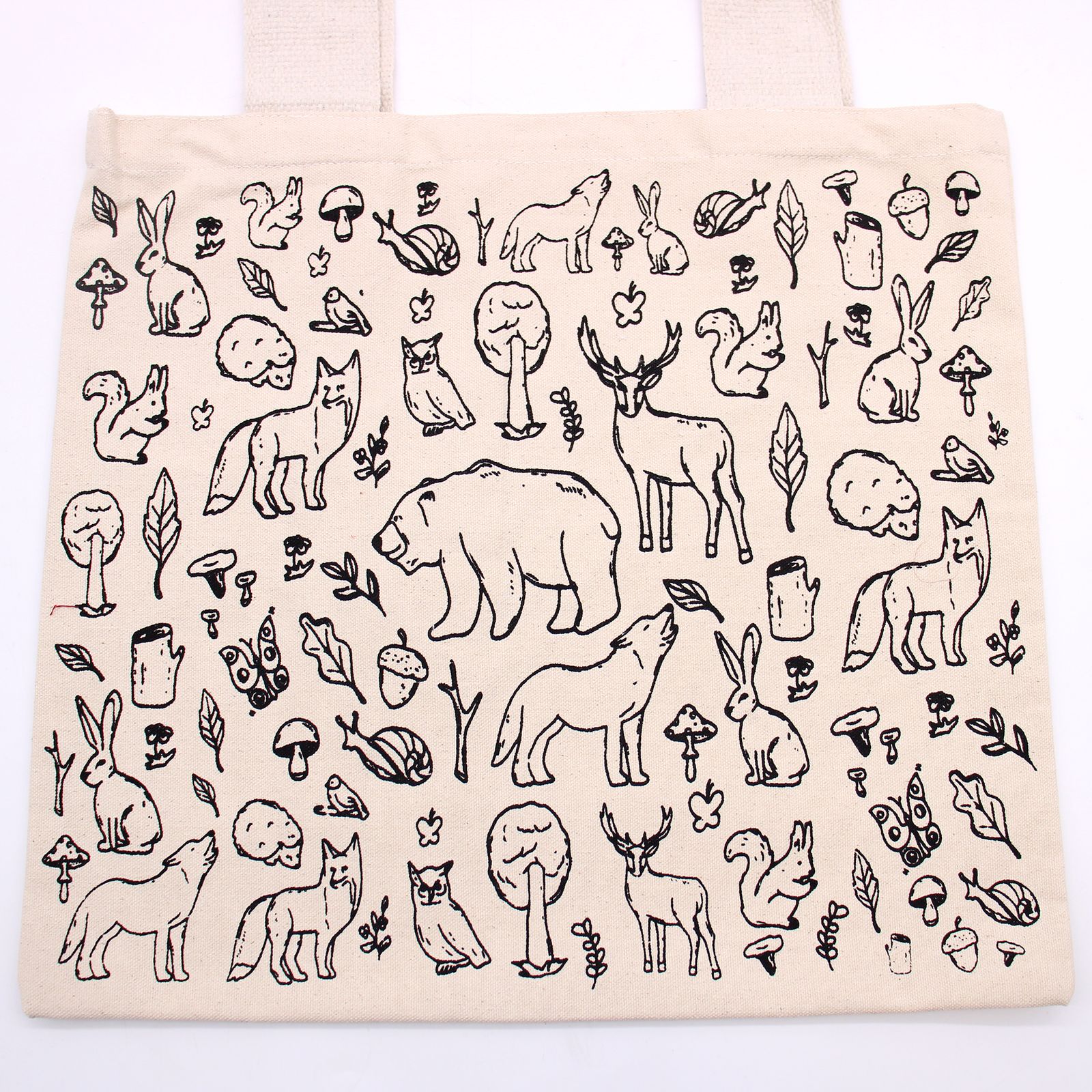 Bolsas de Algodón de Compra Grandes - 38x42cm - Vida Silvestre - 280g - Imagen 4