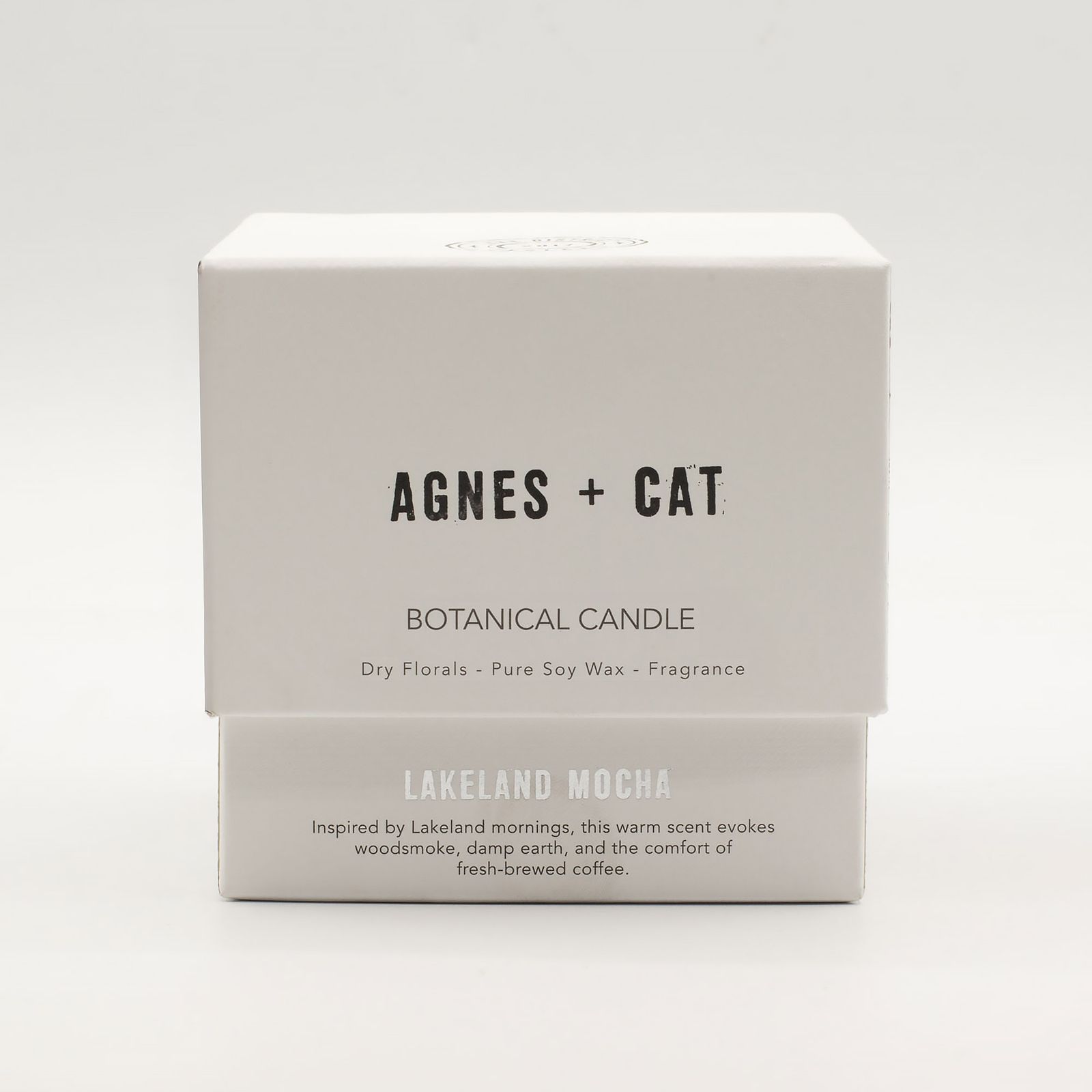 Vela de cera de soja botánica Agnes + Cat - Lakeland Mocha - Imagen 3