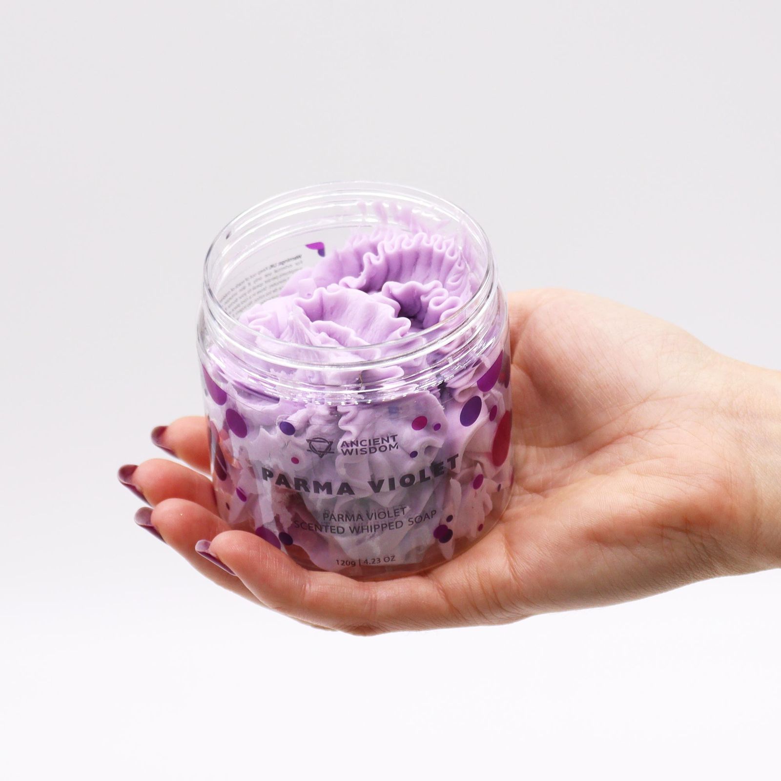 Jabón Crema Batida Violeta de Parma 120g - Imagen 2