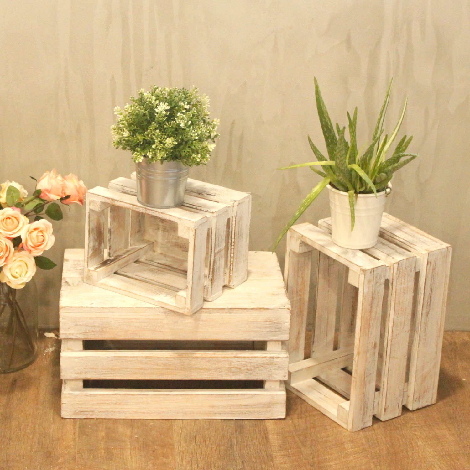 Caja de frutas set de 3 - Blanco - Imagen 6