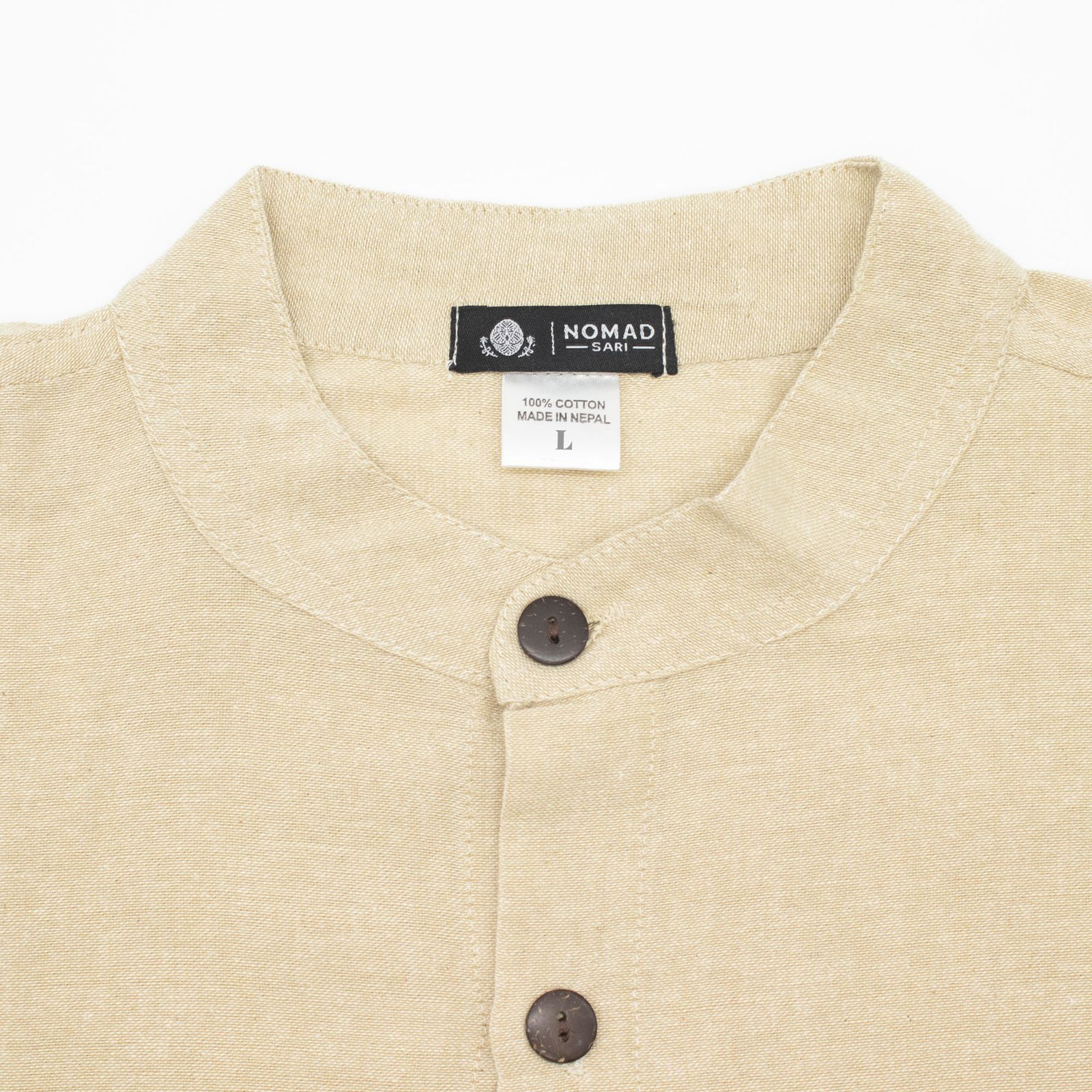 Nomad Sari Kathmandu Shirt - Piedra - Grande - Imagen 5