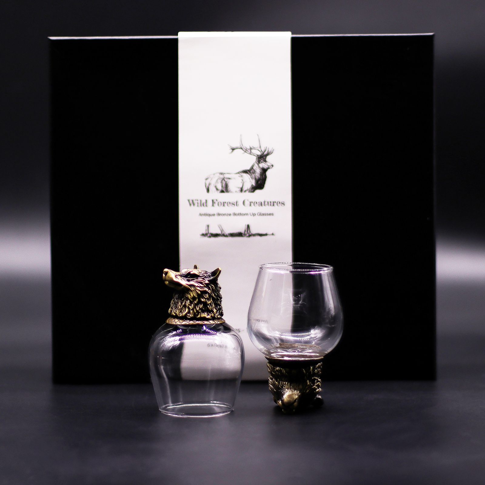 Set de regalo de 6 vasos (50ml) - Criaturas Místicas - Bronce Antiguo - Imagen 5