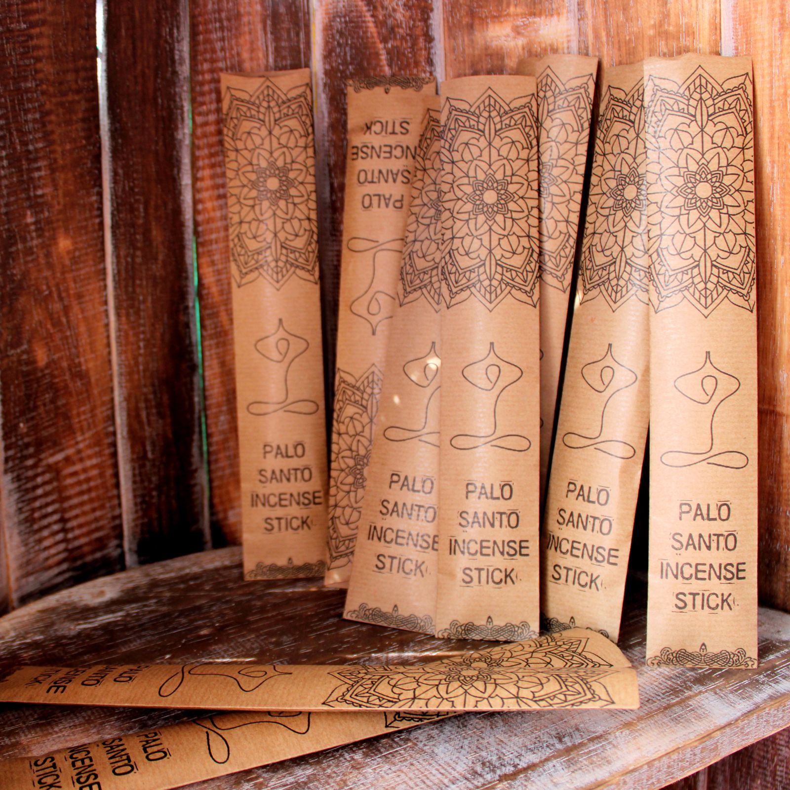Palo Santo Varitas de Incienso Grandes - Café - Imagen 6