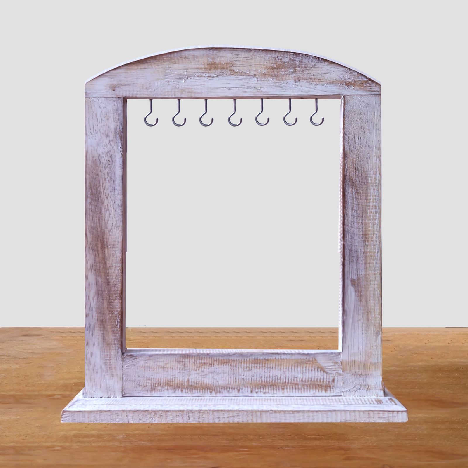 Soporte Mediano para Colgar - Madera Blanqueada (40x30 cm) - Imagen 2