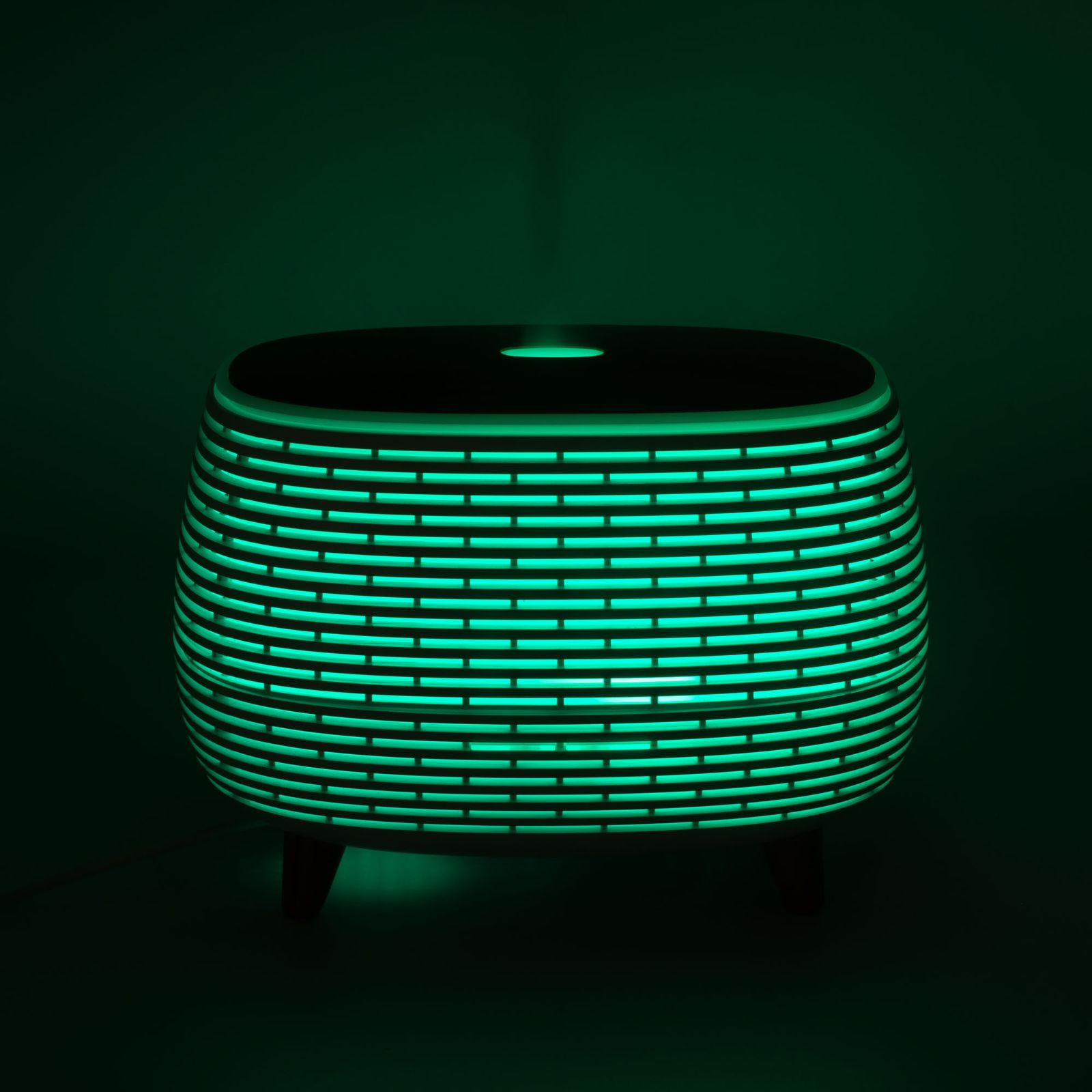 Aromaterapia Futurista con estrías - USB - Cambio de color - Control remoto - Imagen 9