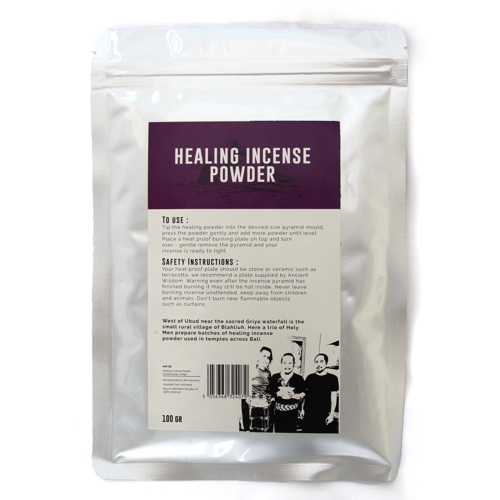 Healing Incense Powder - Frankincense 100gm - Imagen 2