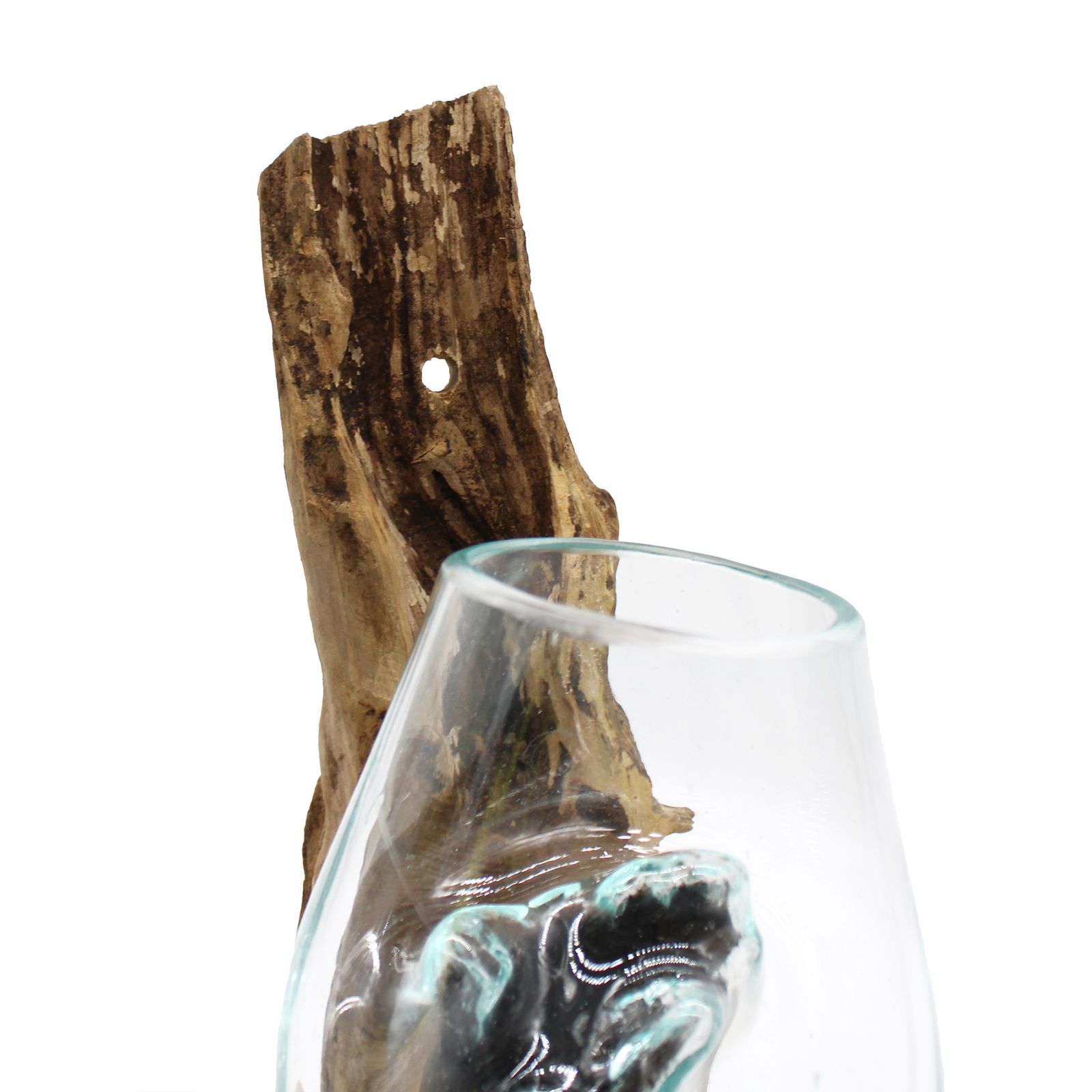 Vidrio Fundido Sobre Madera - Tazón colgante - Imagen 5