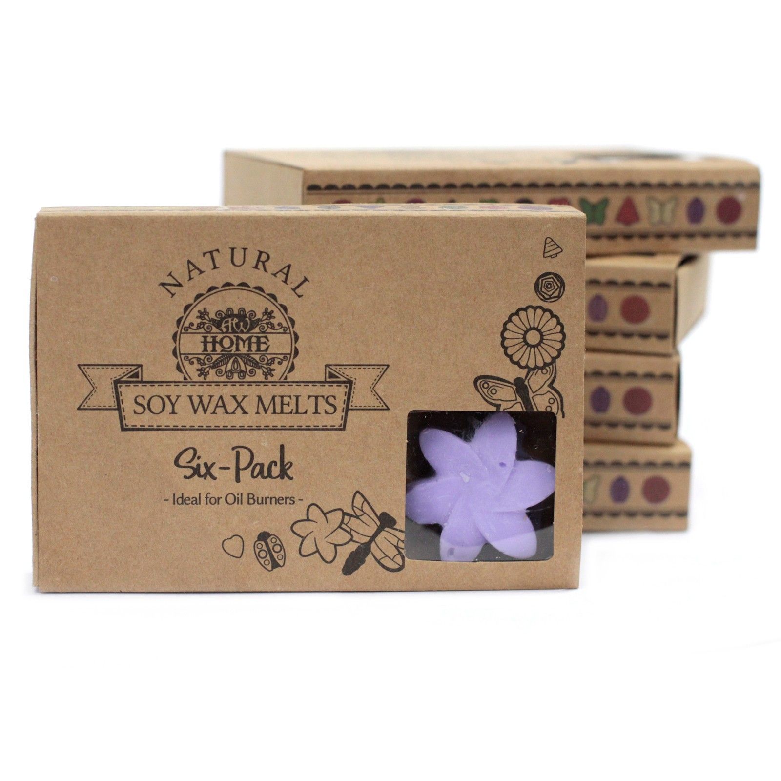 Caja de 6 ceras de Soja -Campos de lavanda - Imagen 4