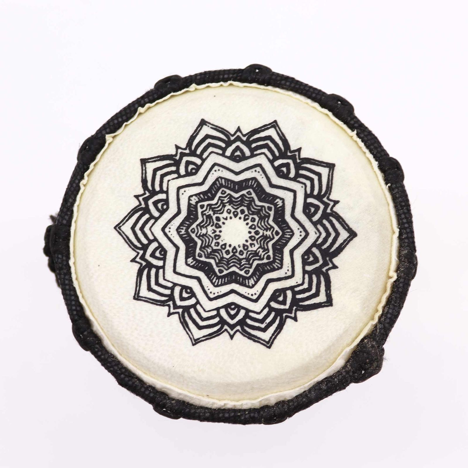 Tambor Djembe hecho a mano con tapa ancha - 15 cm - Imagen 2