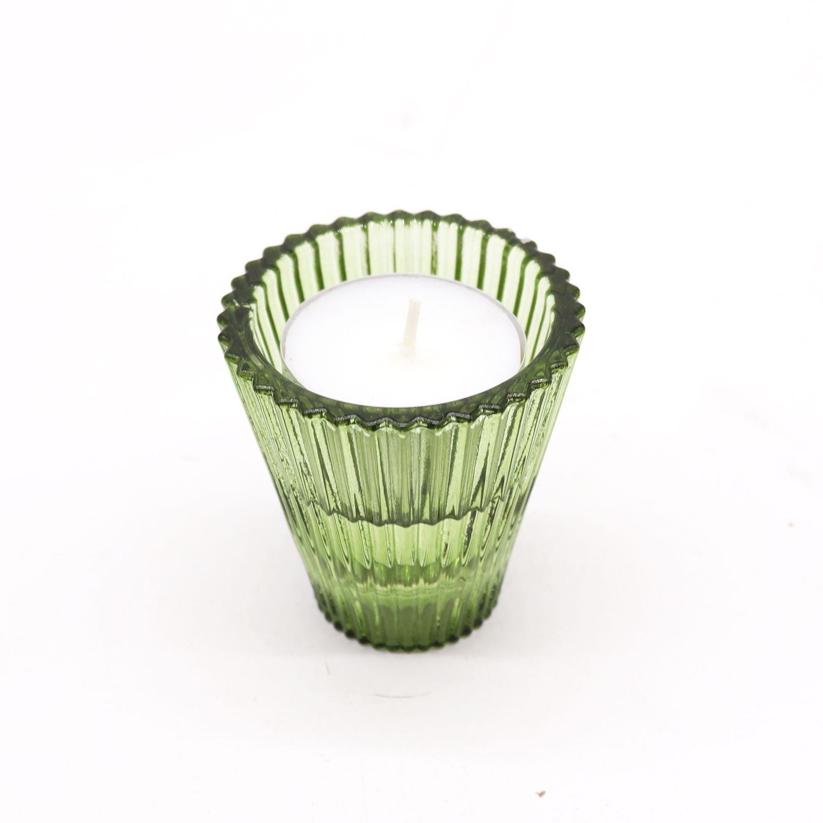 Portavelas reversible para cena / vela de té - Jardín de Jade - Imagen 2
