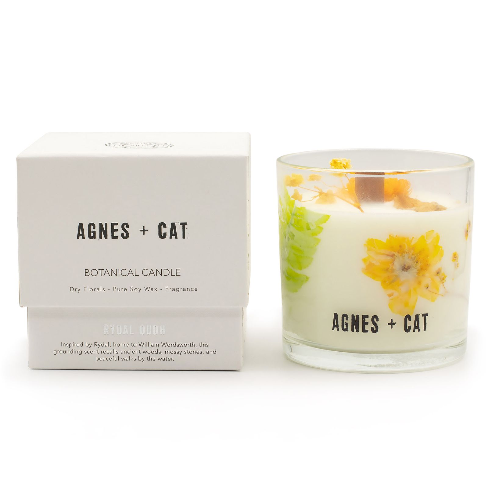 Agnes + Cat Vela de Cera de Soja Botánica - Rydal Oudh