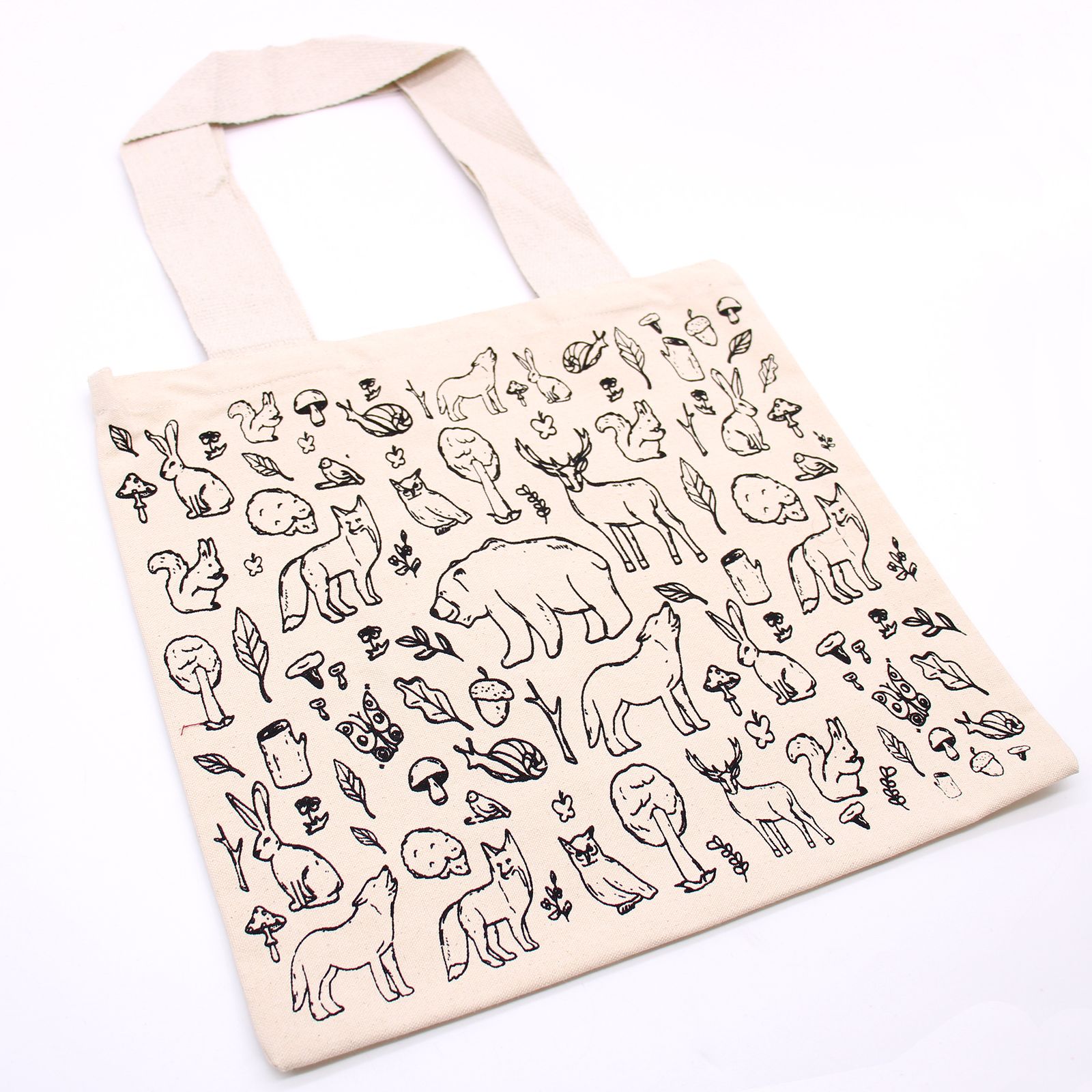 Bolsas de Algodón de Compra Grandes - 38x42cm - Vida Silvestre - 280g - Imagen 3