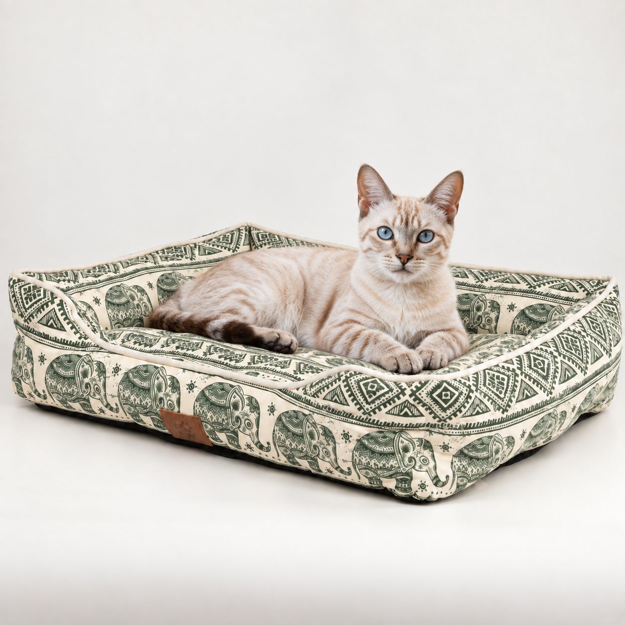 Paw Bed - Lucky Elephant - Verde - 60x50x14cm - Imagen 10