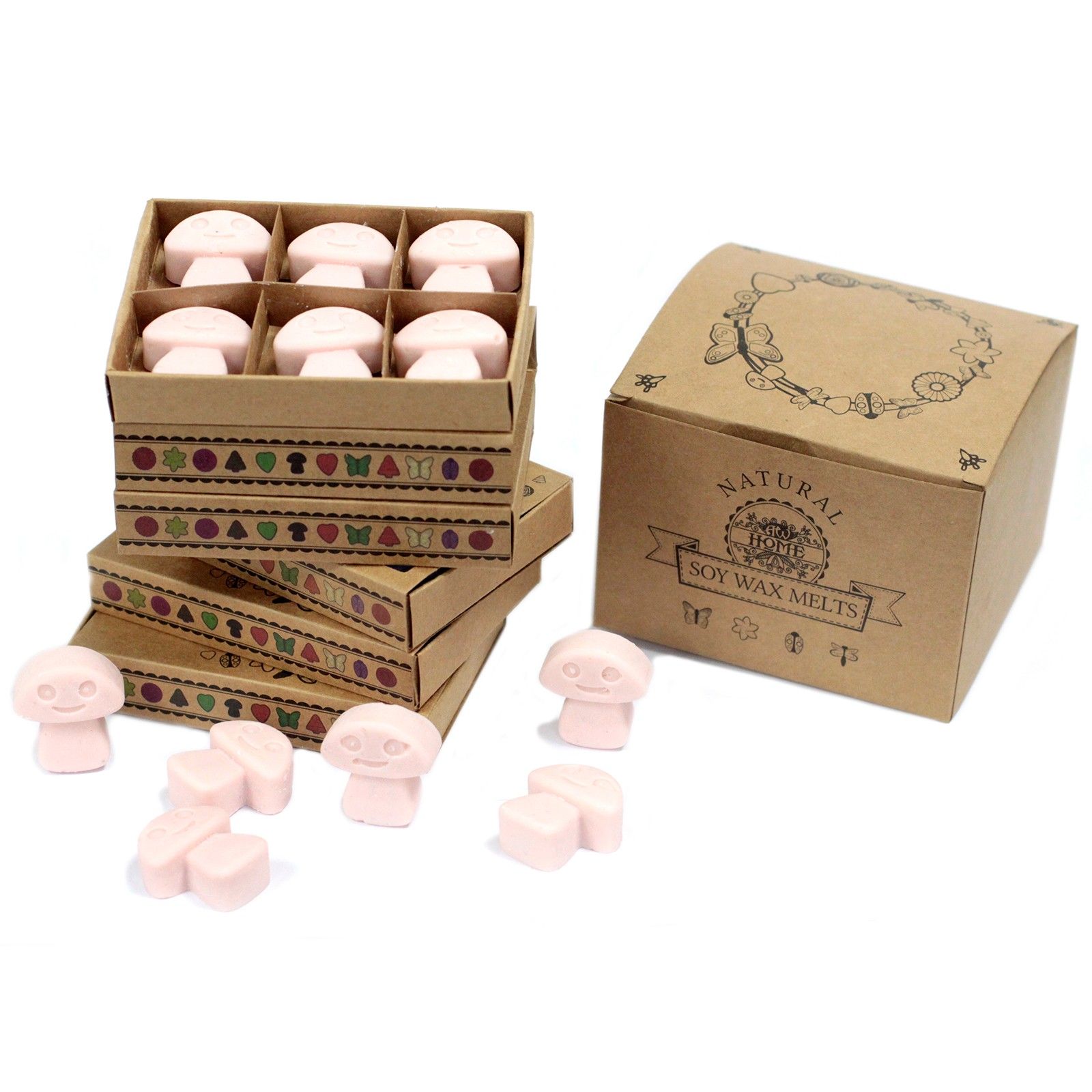 Caja de 6 ceras de Soja - Sándalo - Imagen 6