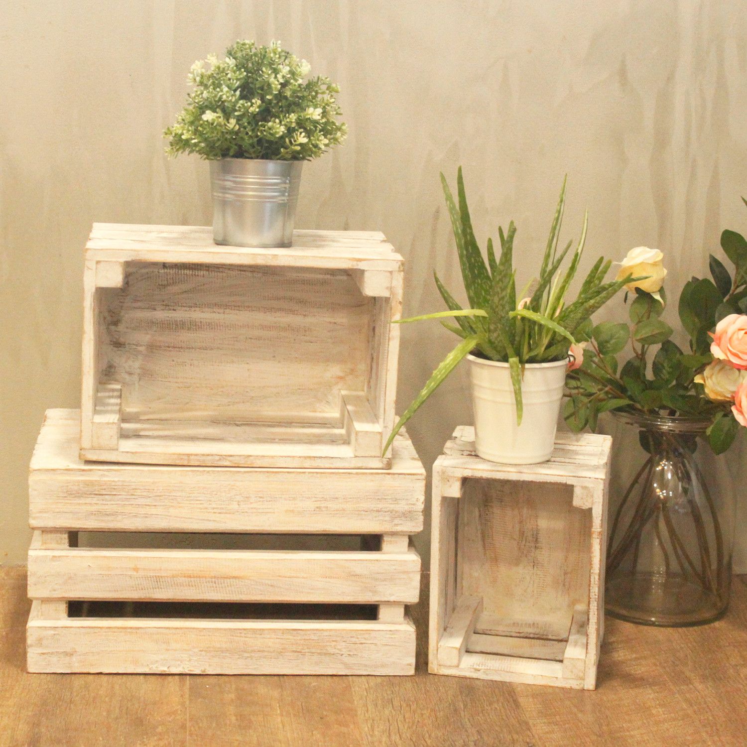 Caja de frutas set de 3 - Blanco - Imagen 5