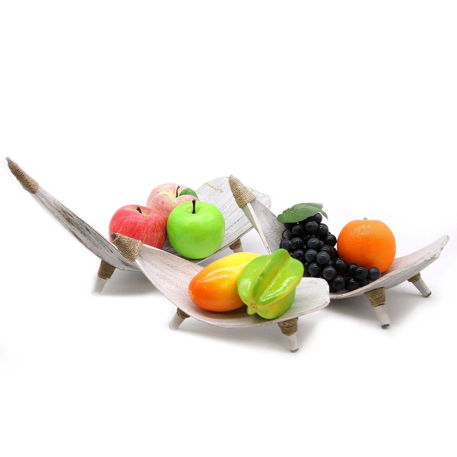 Juego de fruteros de hoja de coco - Blandeado - Imagen 4
