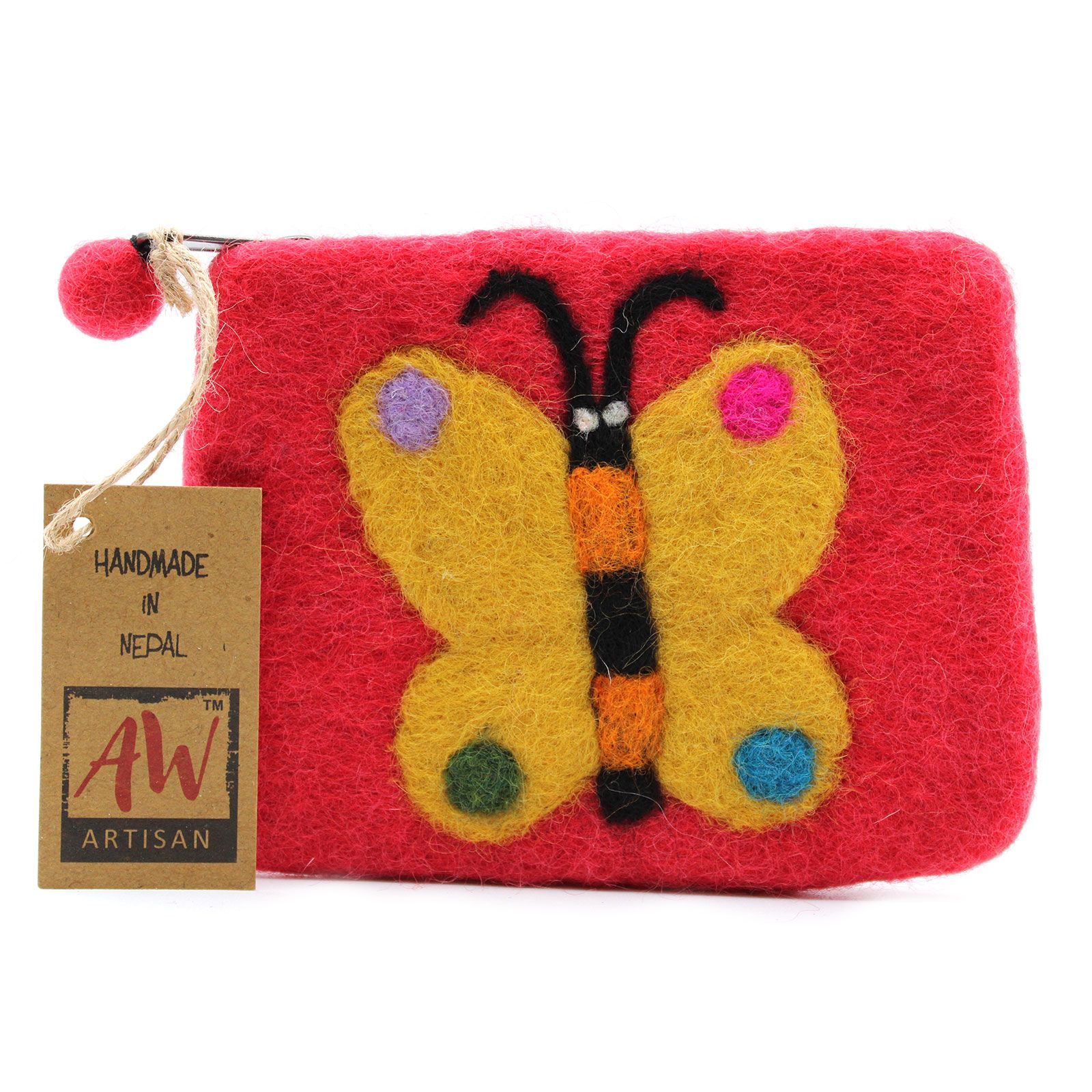 Estuche de Fieltro Natural (surt) - Mariposa Grande - Imagen 6