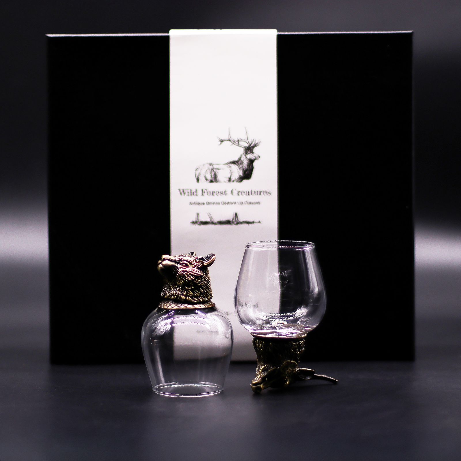 Set de regalo de 6 vasos (50ml) - Criaturas Místicas - Bronce Antiguo - Imagen 6