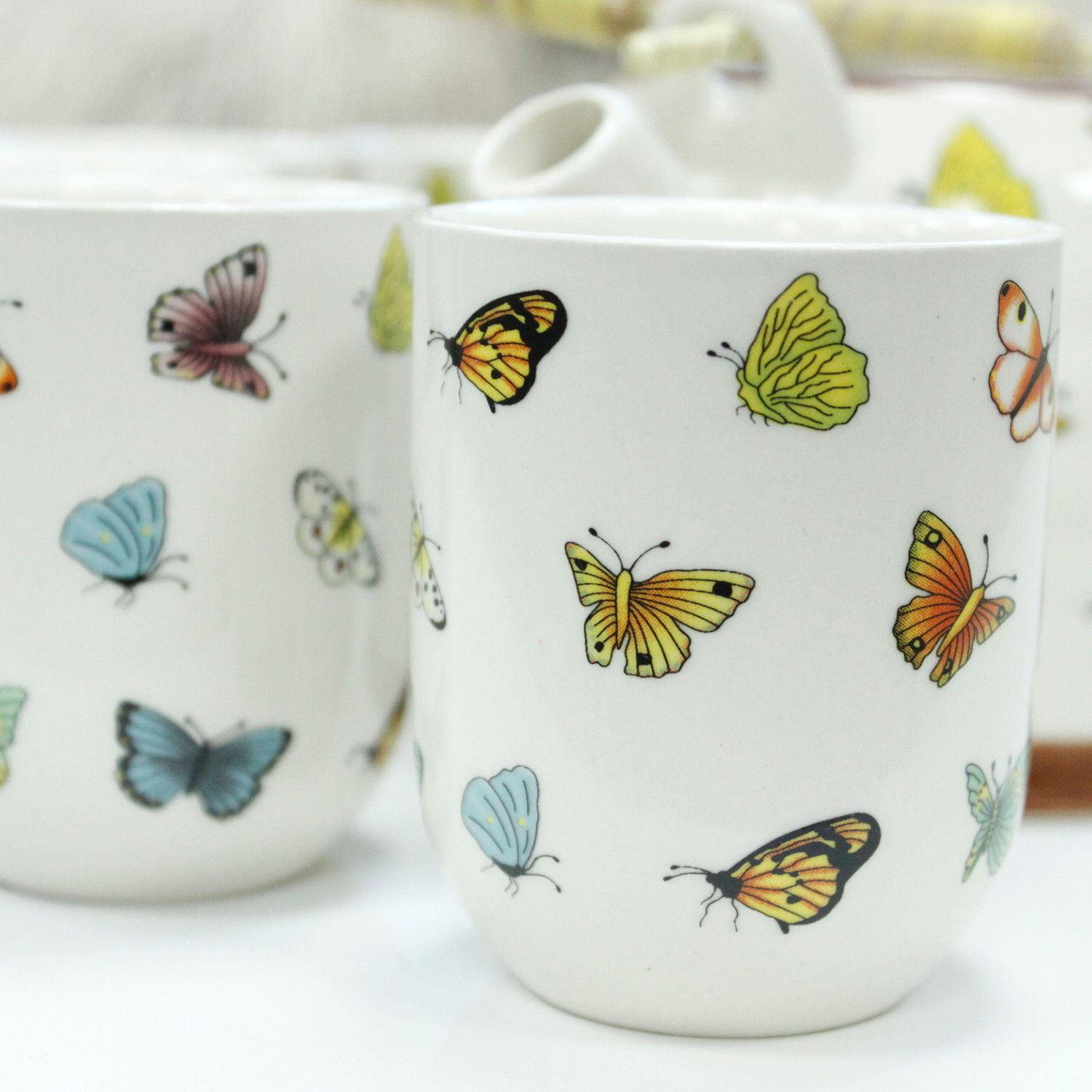 Set de tetera - Mariposas - Imagen 3