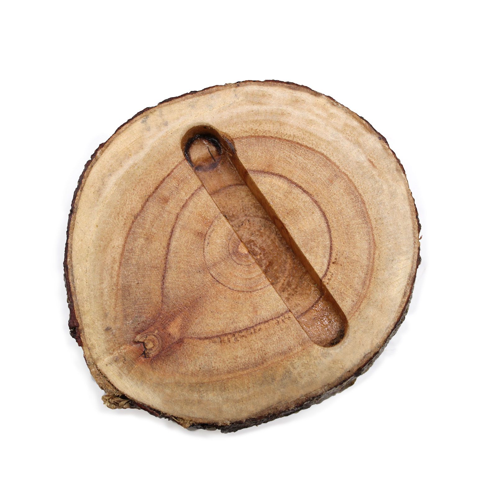 Small Log Phone Holder (slot) - Natural - Imagen 7
