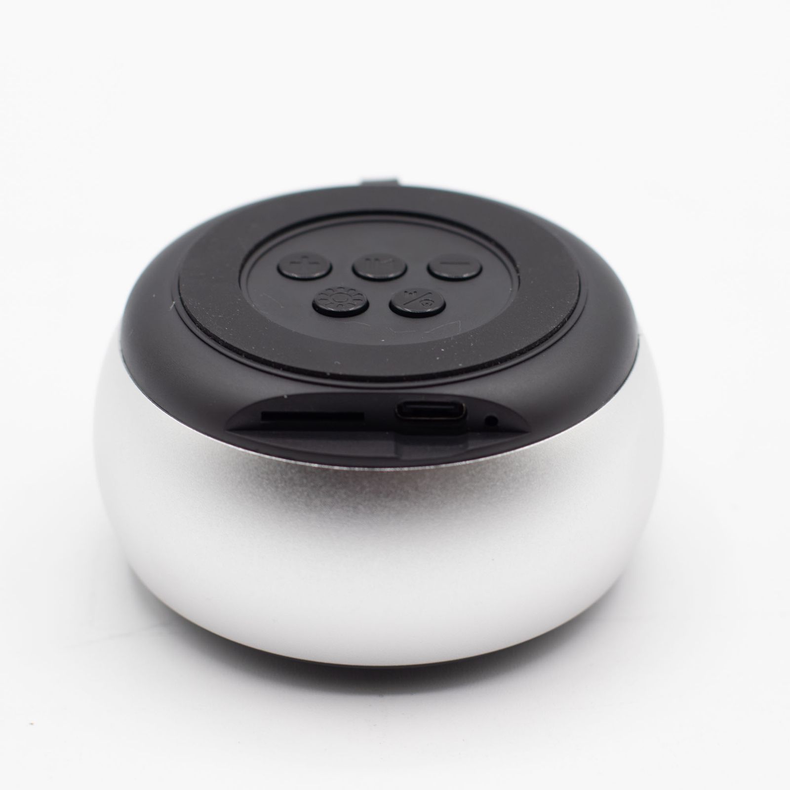 Altavoz mini plateado con efecto de iluminación Mandela - Imagen 4