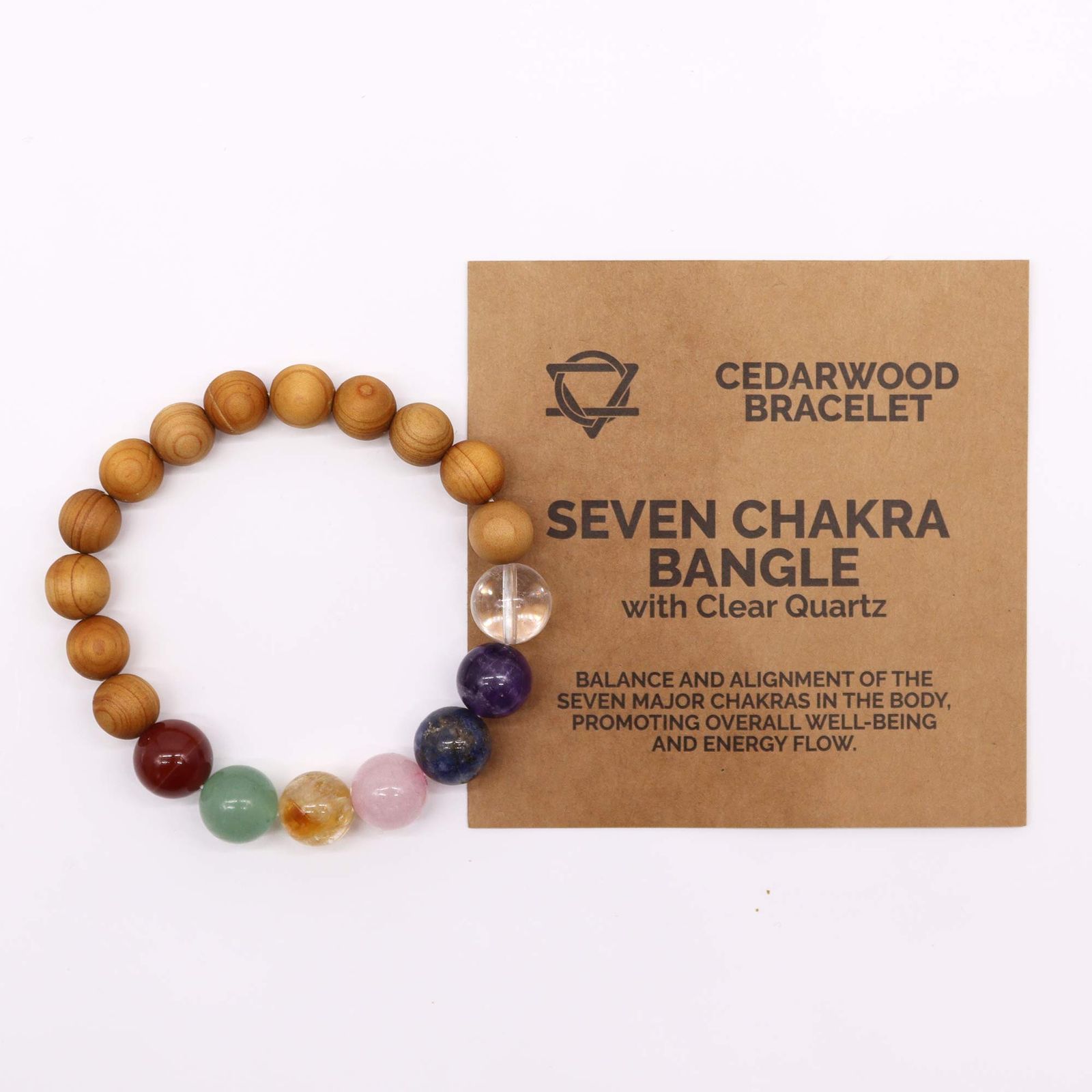 Pulsera de Cedro - 7 chakras - Imagen 12