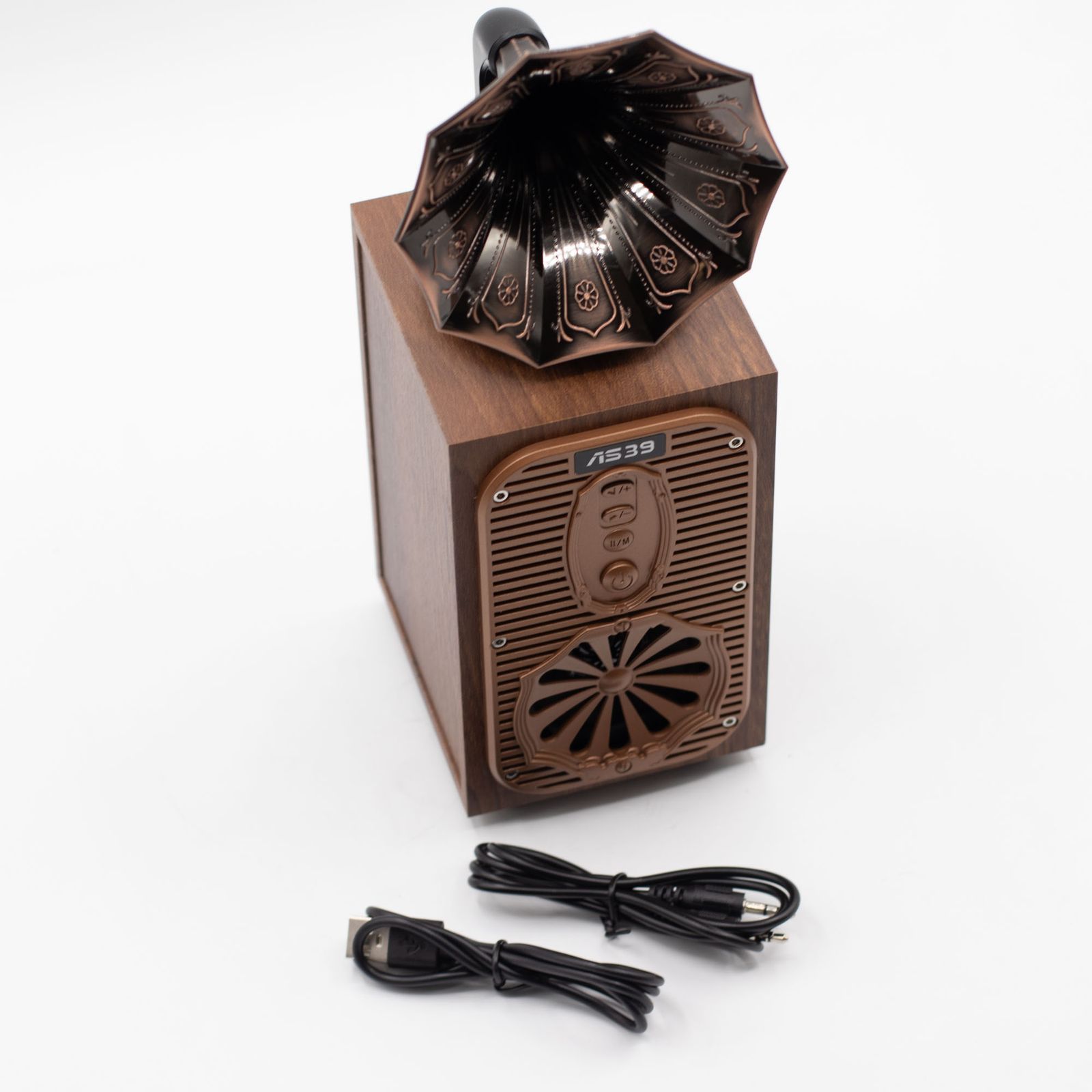 Altavoz retro de gramófono alto (Extra Alto) - Bluetooth - 8 vatios - Imagen 9